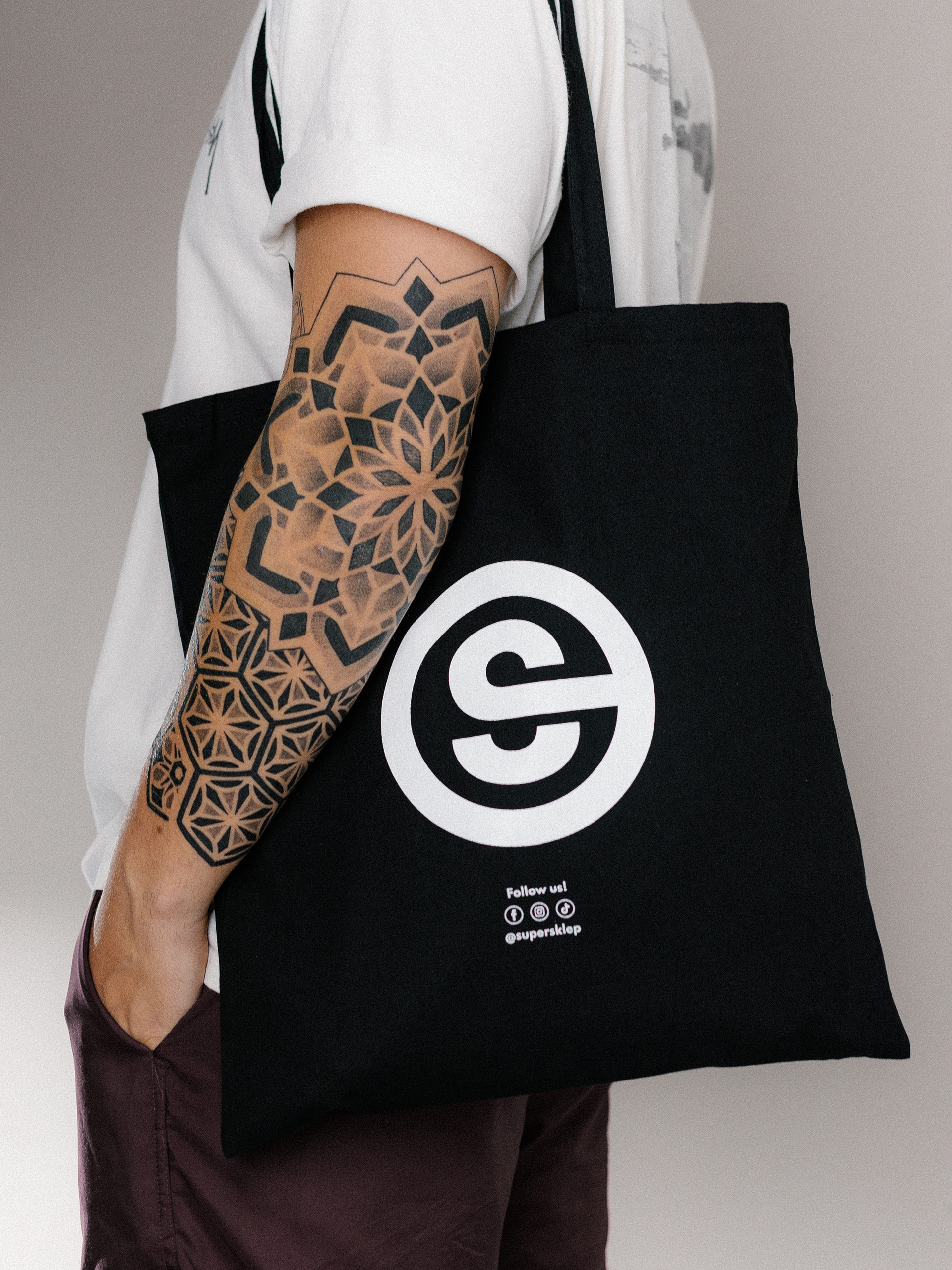 Taška Supersklep Stamp (black)