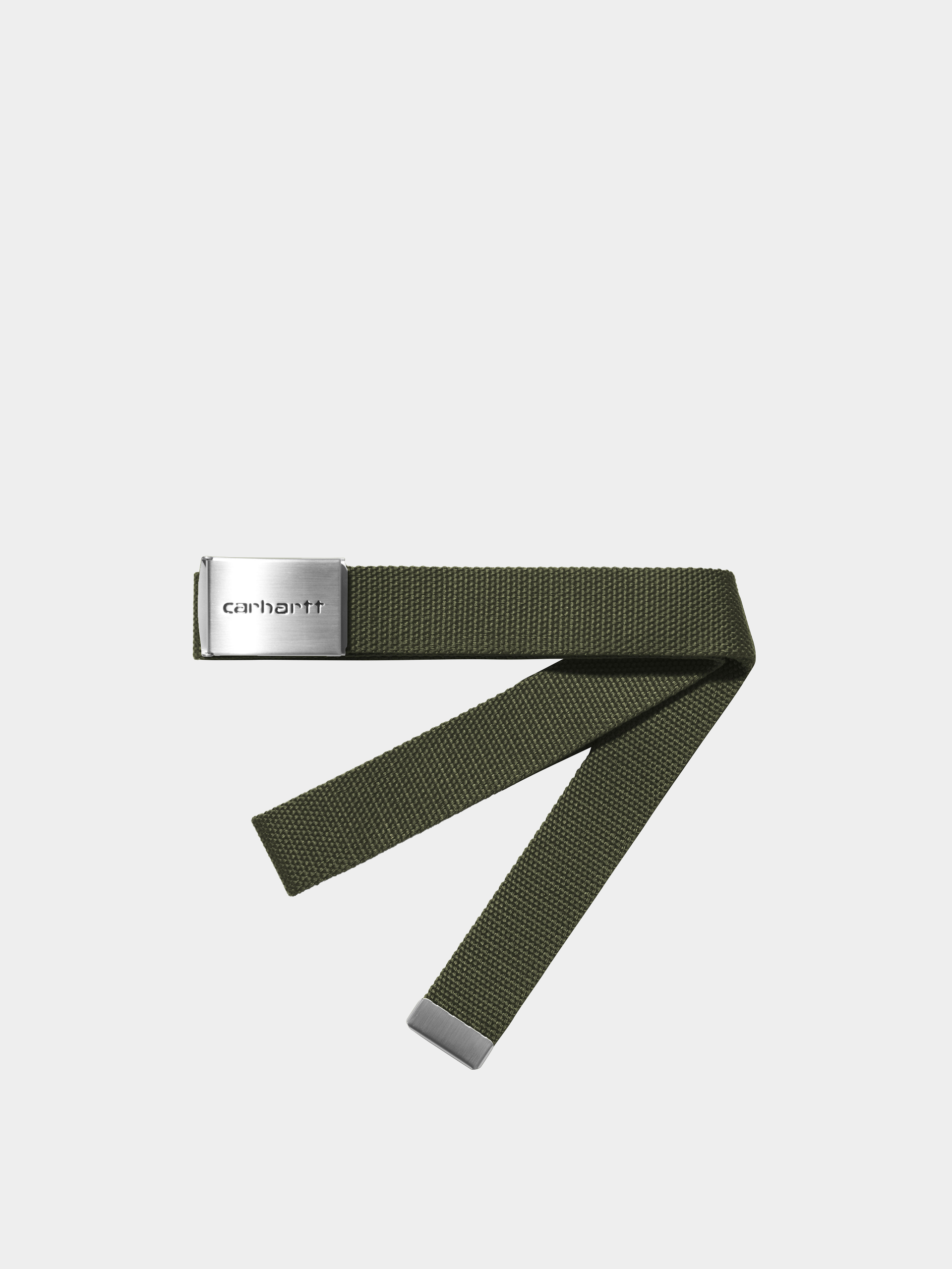 Opasok Carhartt WIP Clip Belt Chrome (office green)