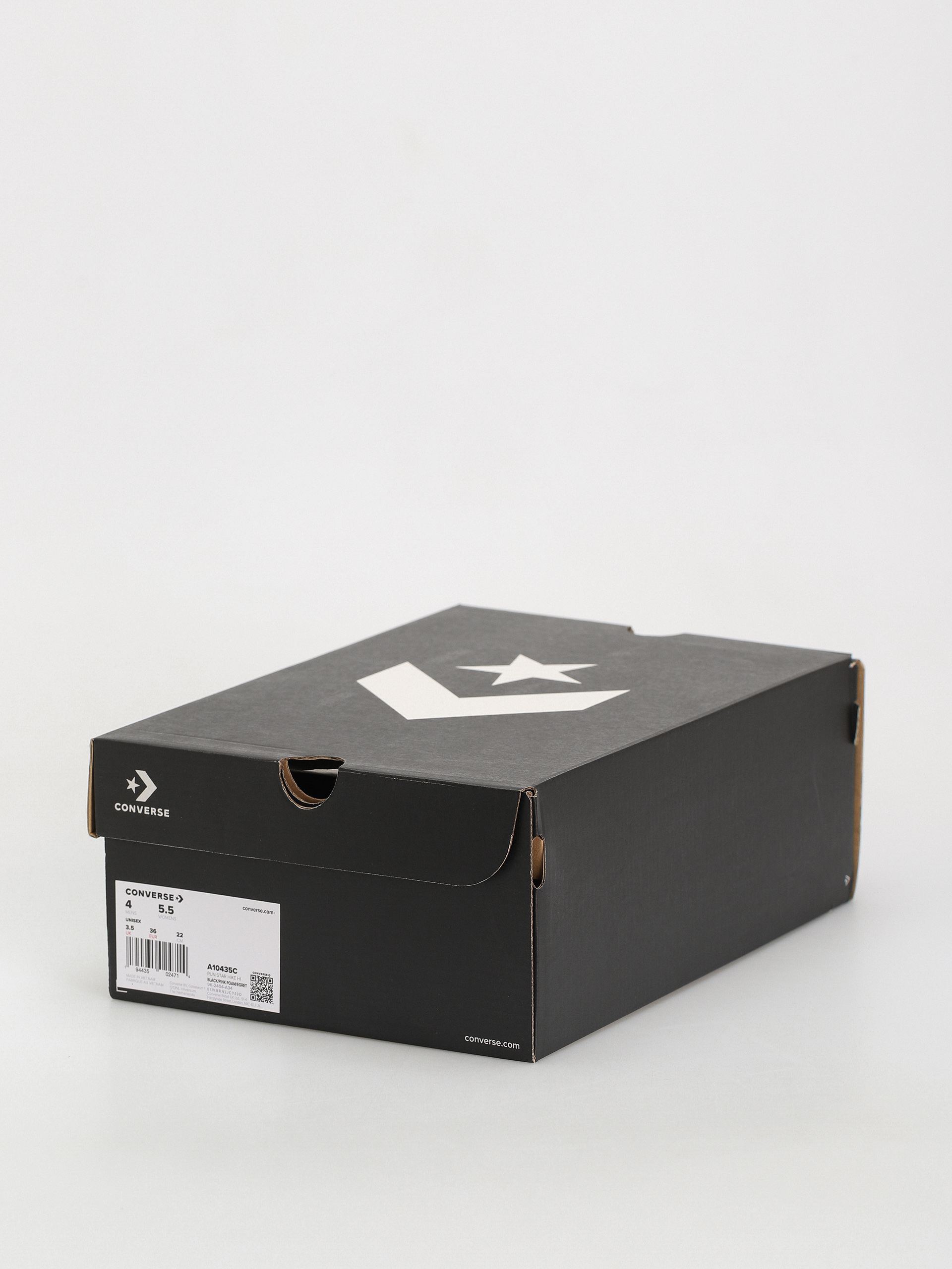 Topánky Converse Run Star Hike Hi (black/pink foam/egret)