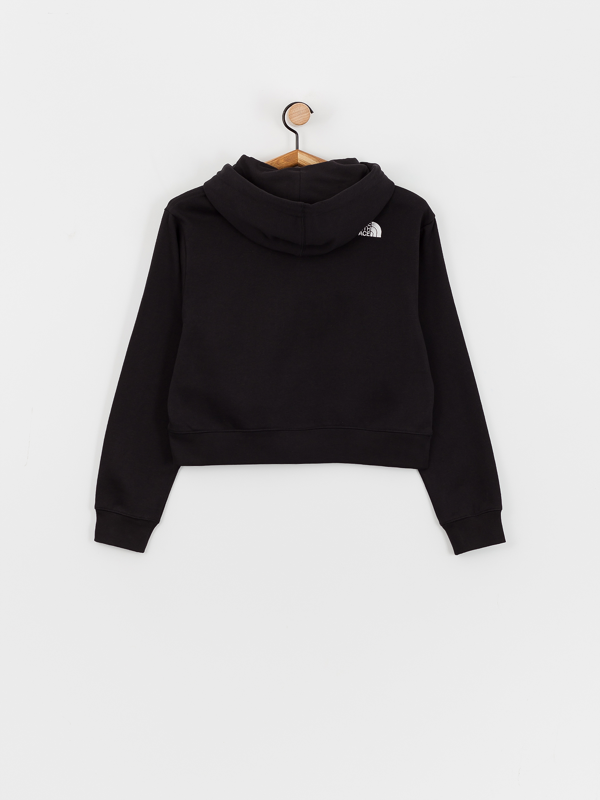 Mikina s kapucňou The North Face Essential Crop HD Wmn (tnf black)