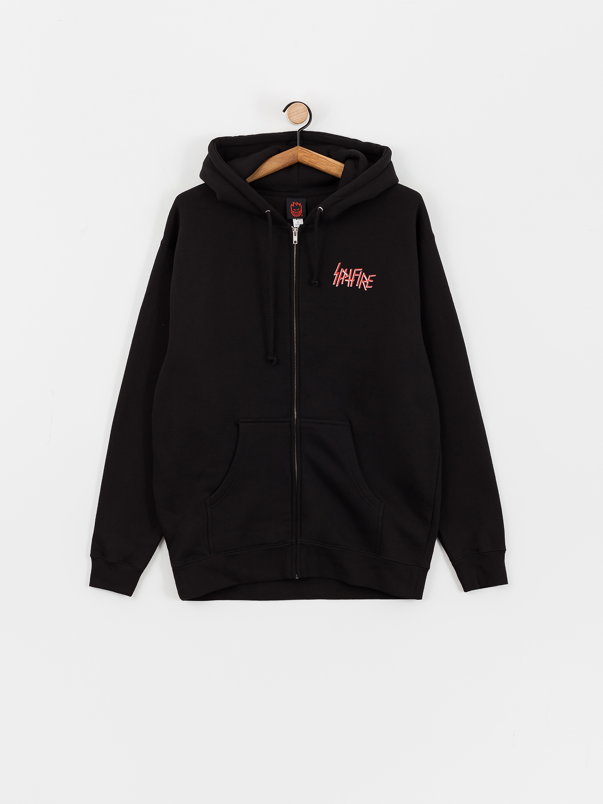 Mikina s kapucňou Spitfire Undead ZHD (black)