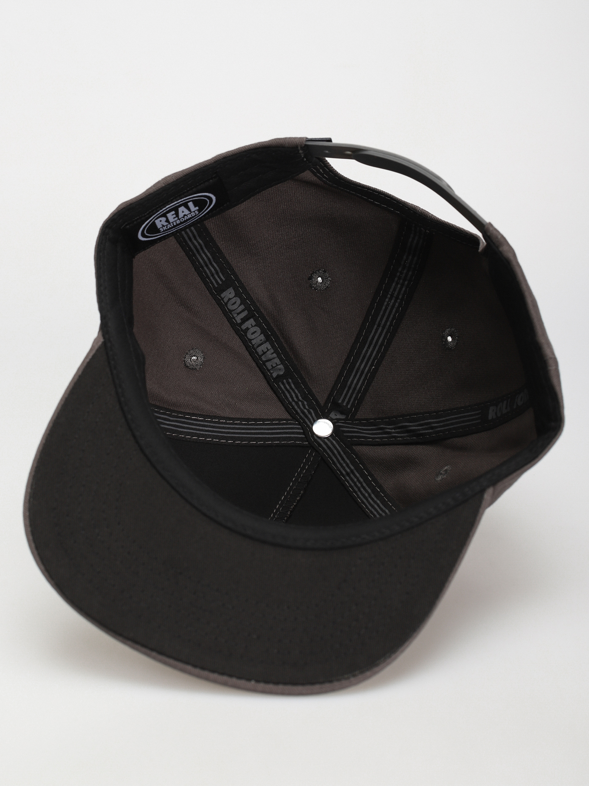Šiltovka Real Oval Emb Snap (charcoal)