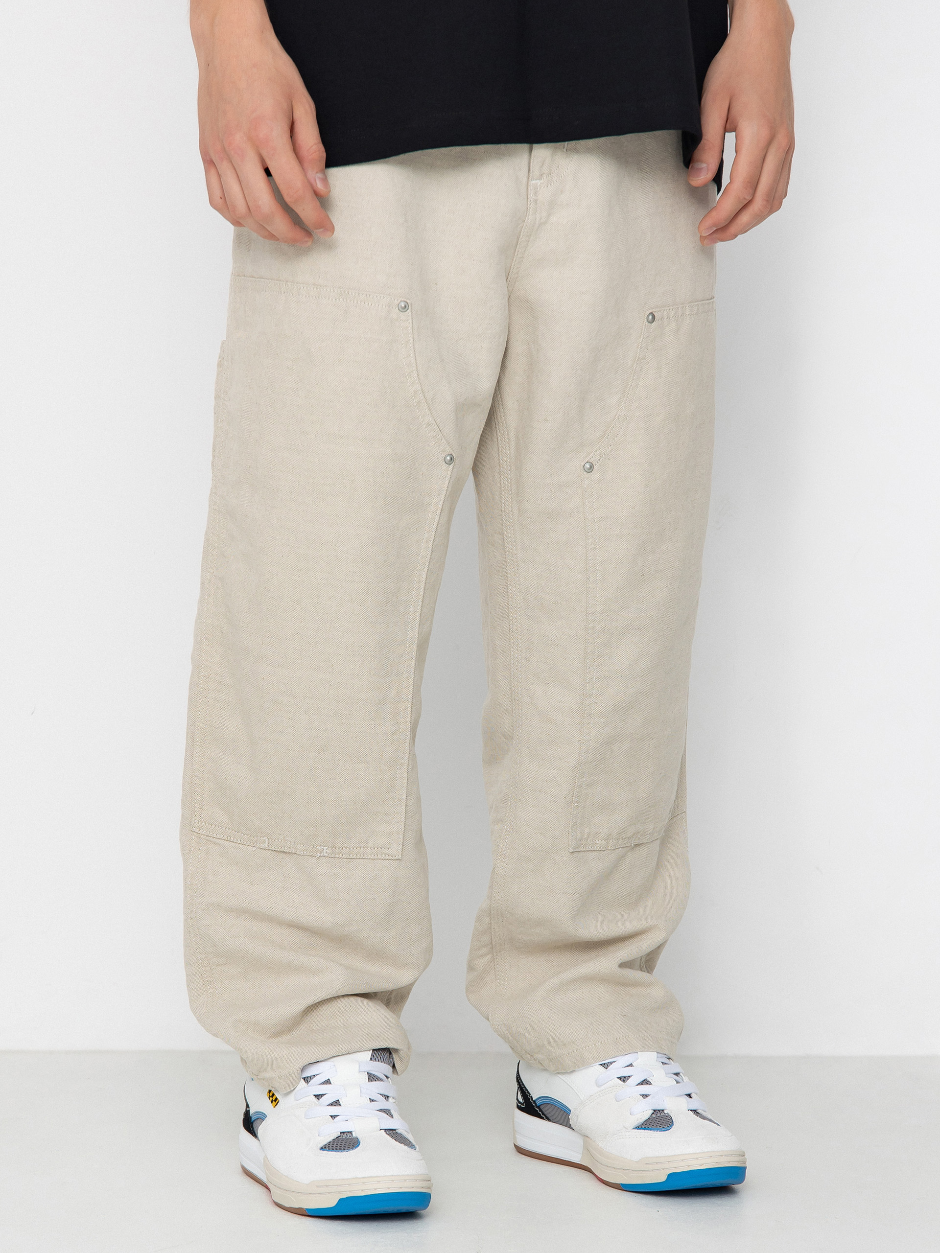 Nohavice Carhartt WIP Walter Double Knee (natural)