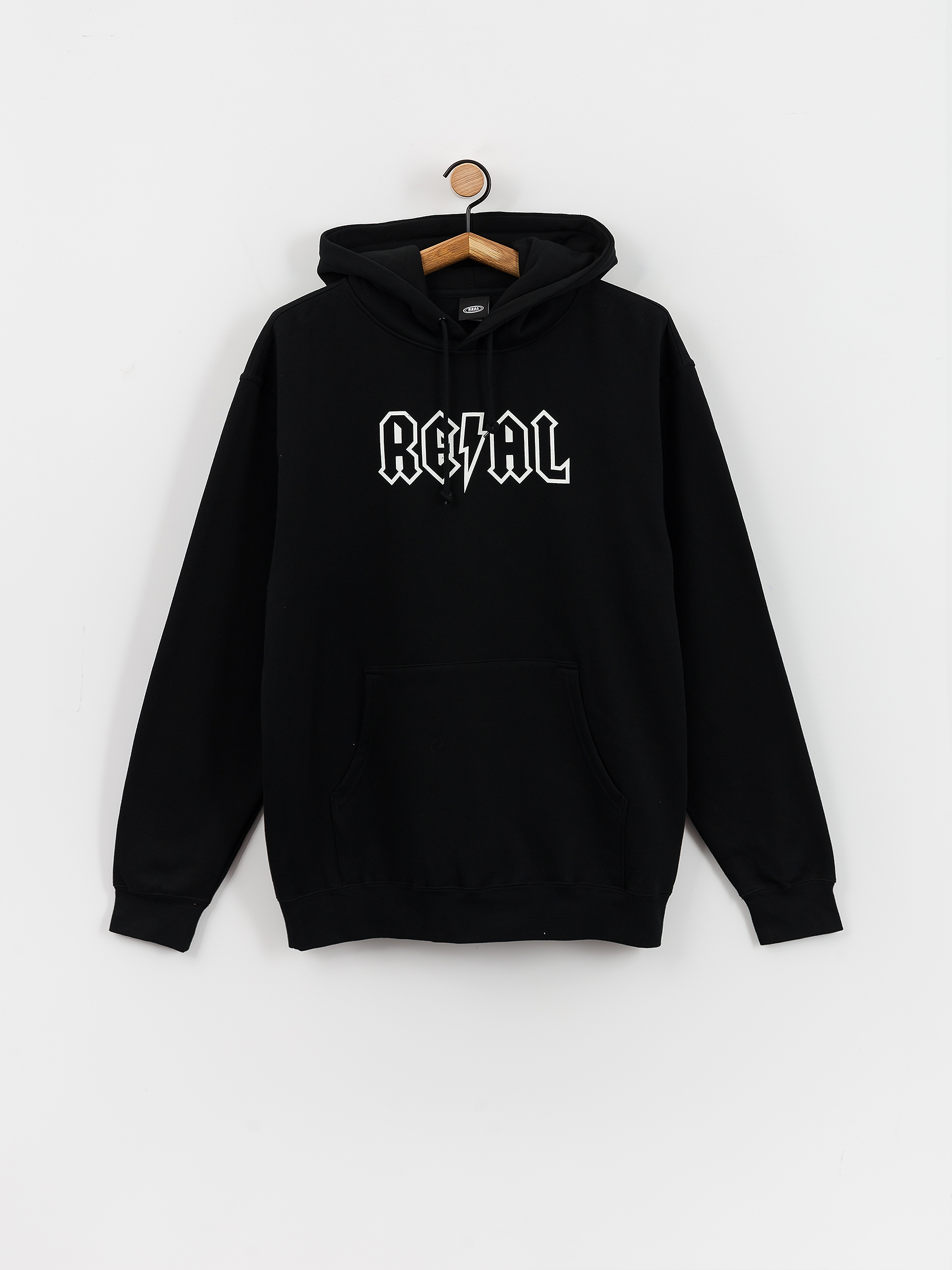 Mikina s kapucňou Real Deeds HD (black/white)