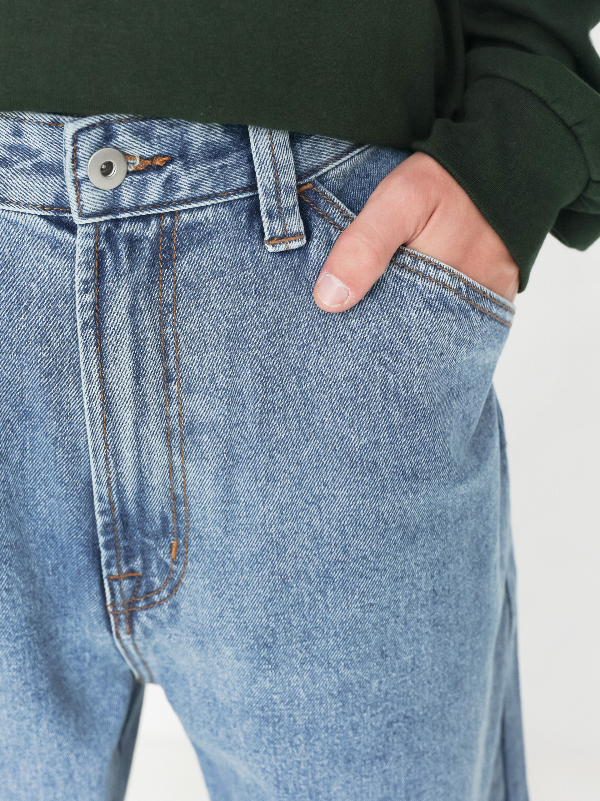 Nohavice Spitfire Big Head Denim (medium stone wash)