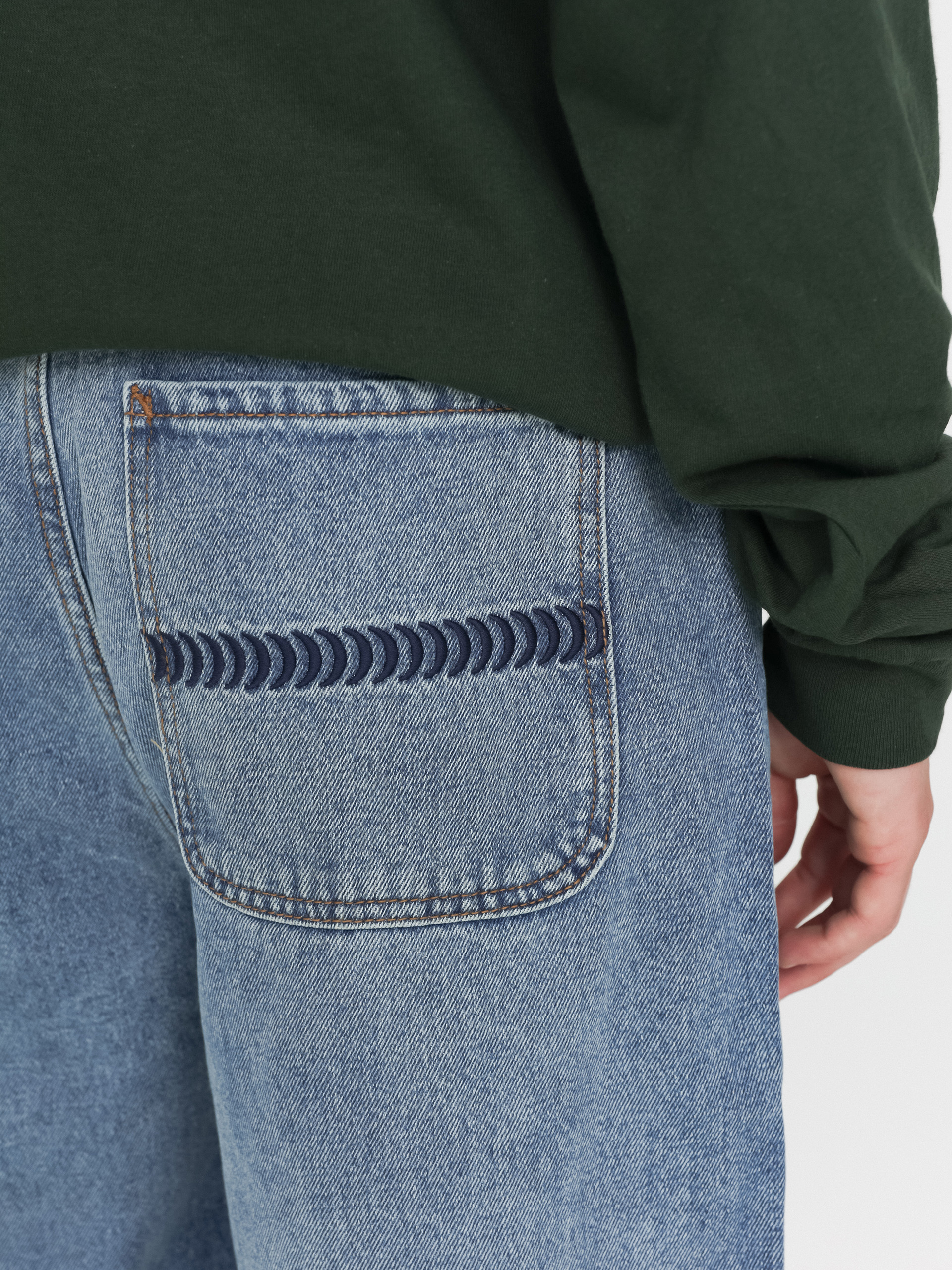 Nohavice Spitfire Big Head Denim (medium stone wash)