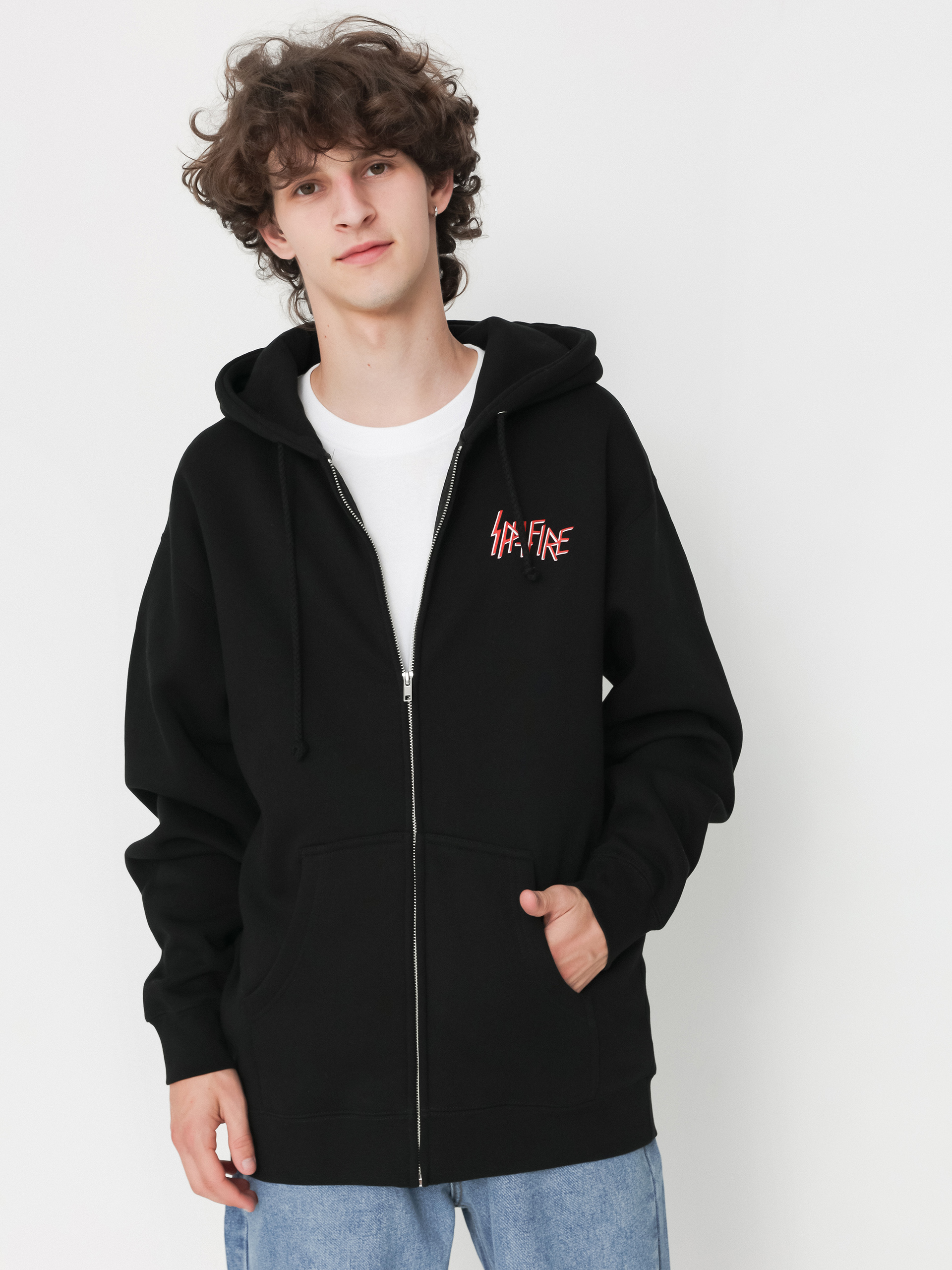 Mikina s kapucňou Spitfire Undead ZHD (black)