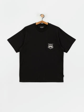 Tričko Carhartt WIP Heart Train Pocket (black)