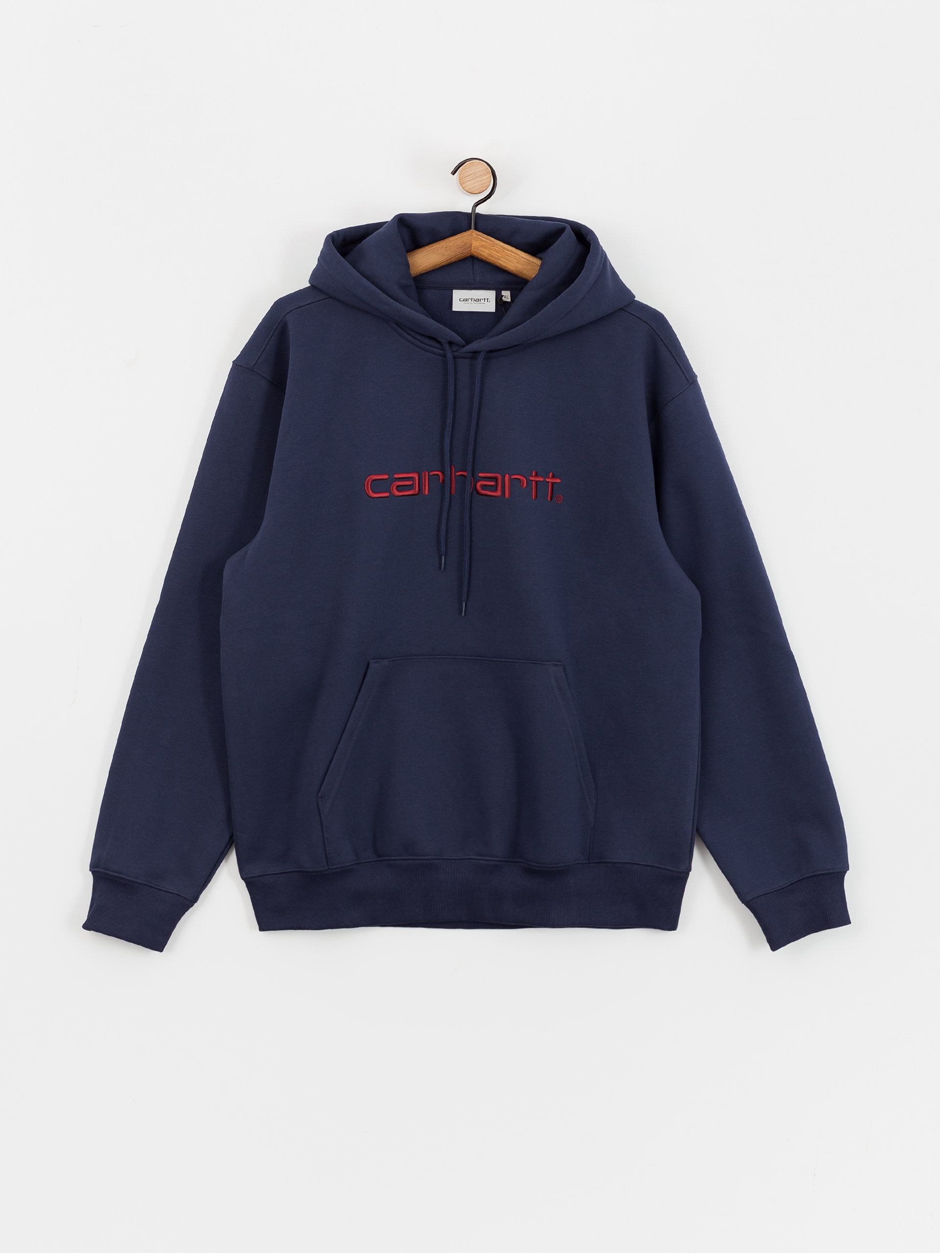Mikina s kapucňou Carhartt WIP Carhartt HD (air force blue/malbec)