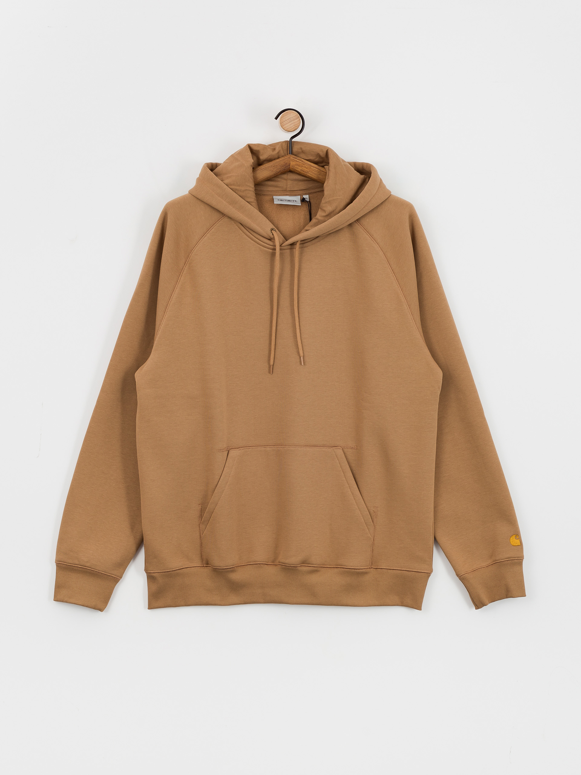 Mikina s kapucňou Carhartt WIP Chase HD (peanut/gold)