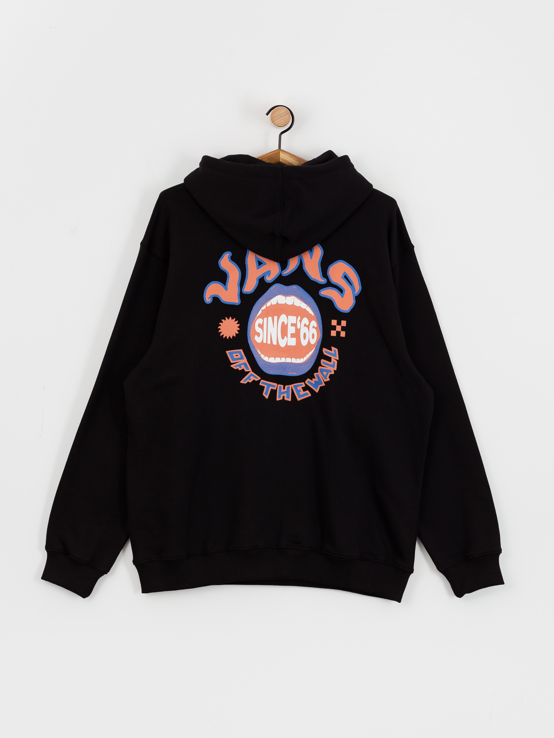 Mikina s kapucňou Vans OG Open Mouth Loose HD (black)