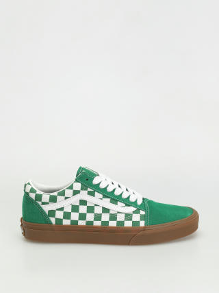 Topánky Vans Old Skool (fat lace checker green)