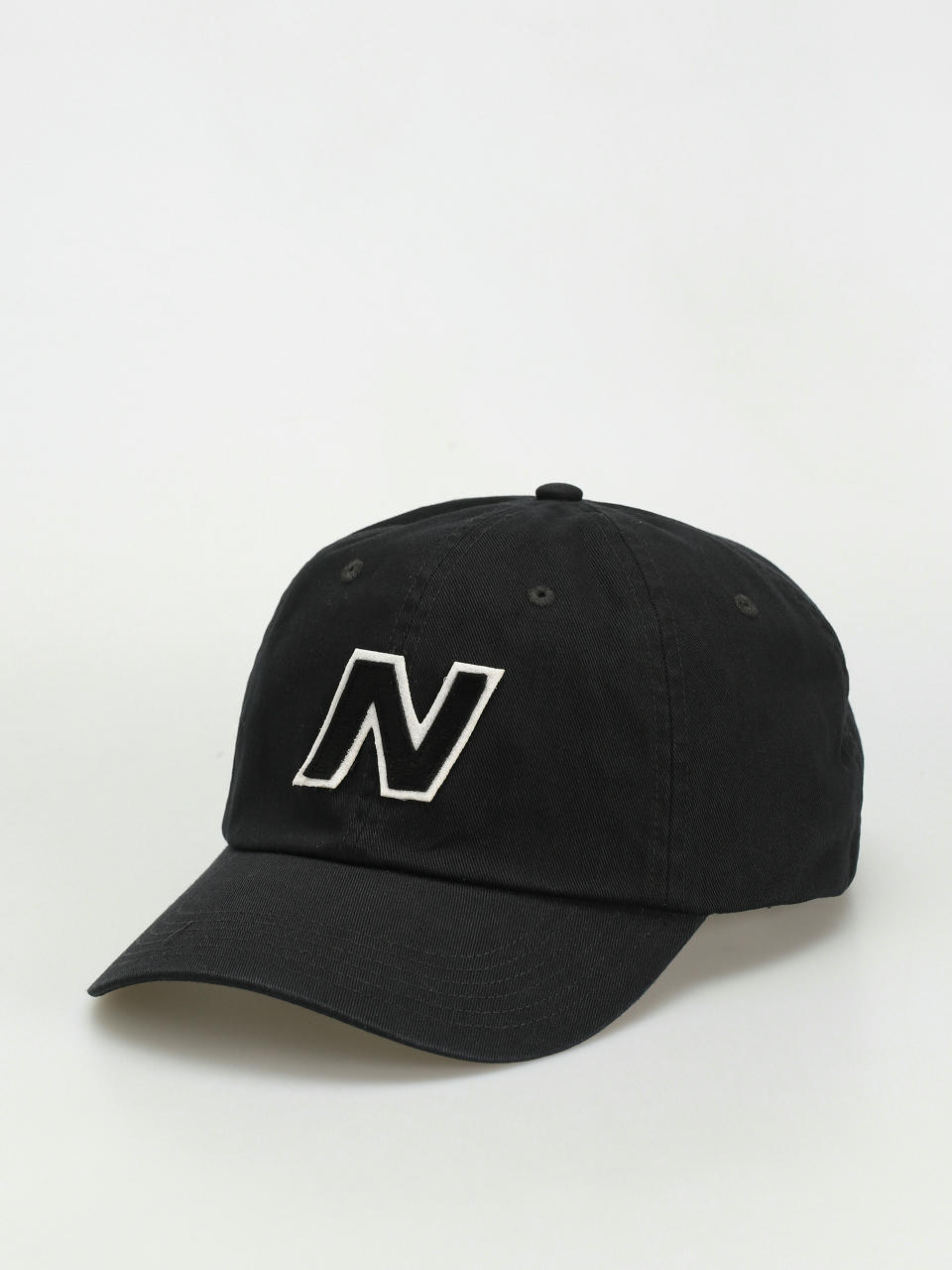 Šiltovka New Balance 6 Panel Block N Snapback (black)