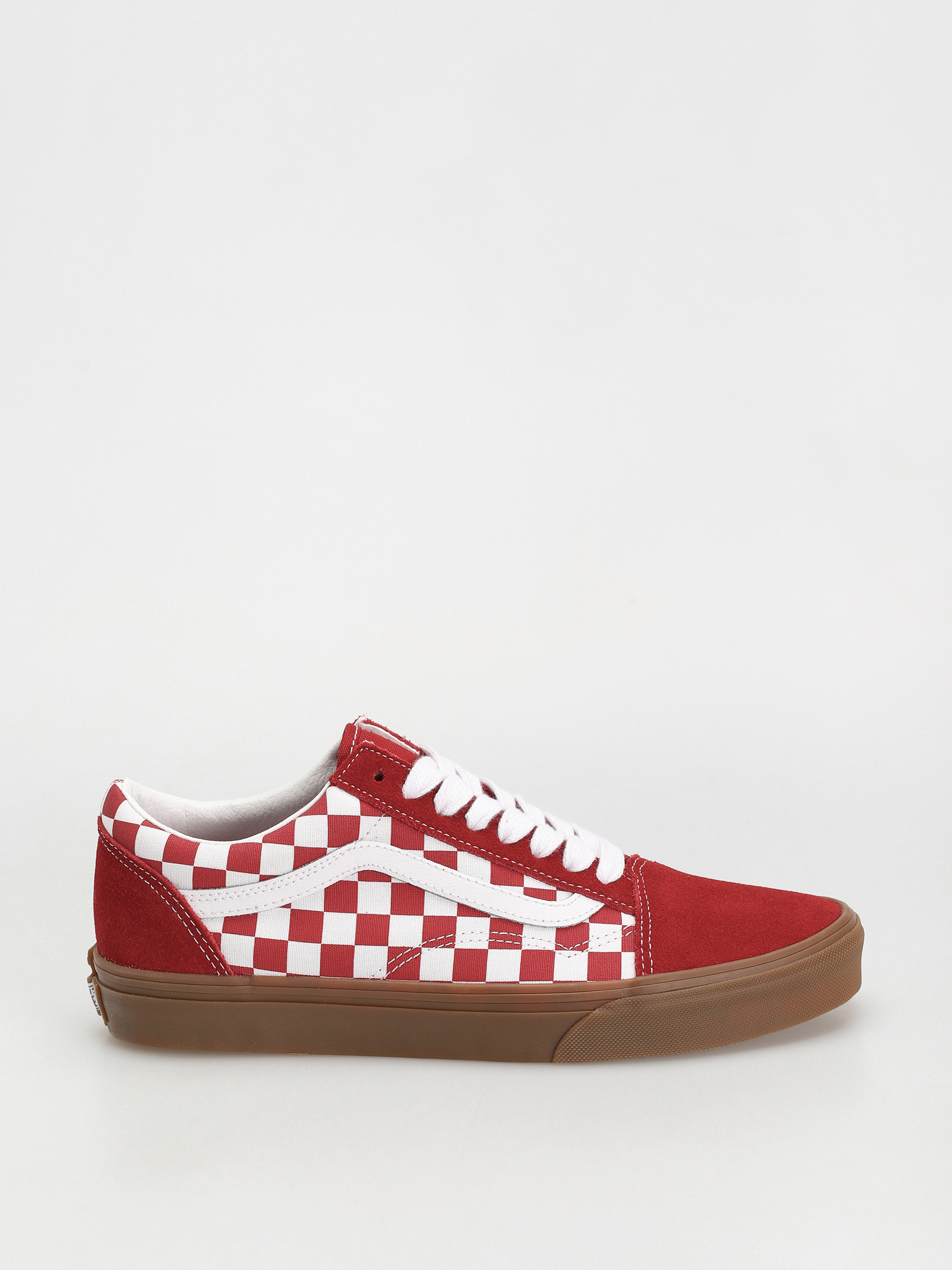 Topánky Vans Old Skool (fat lace checker red)