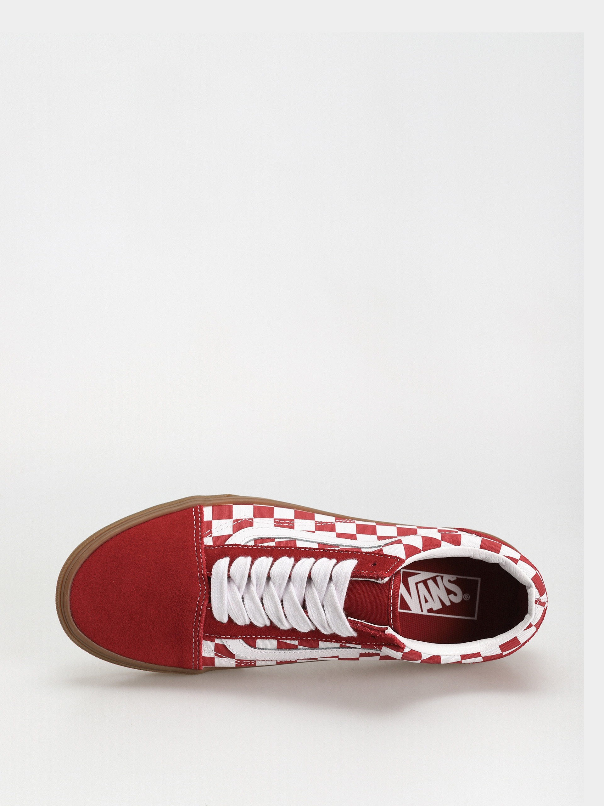 Topánky Vans Old Skool (fat lace checker red)
