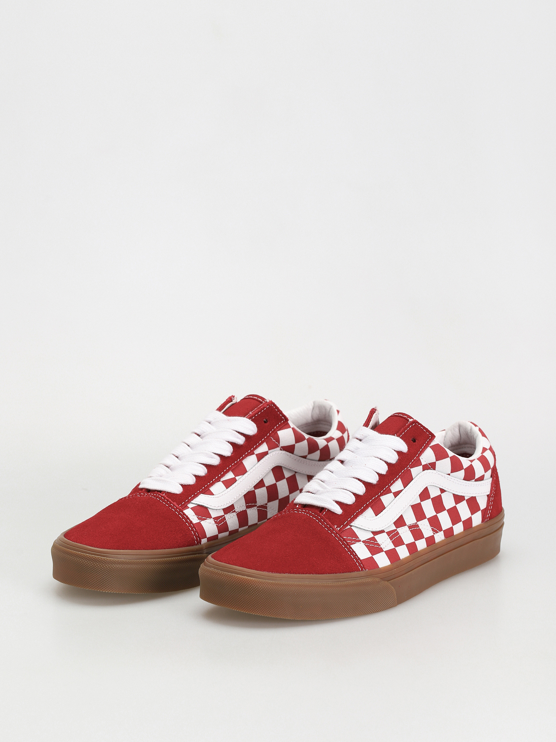 Topánky Vans Old Skool (fat lace checker red)