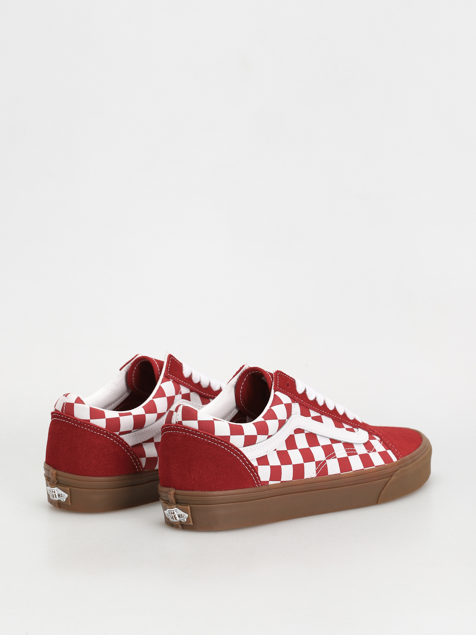 Topánky Vans Old Skool (fat lace checker red)