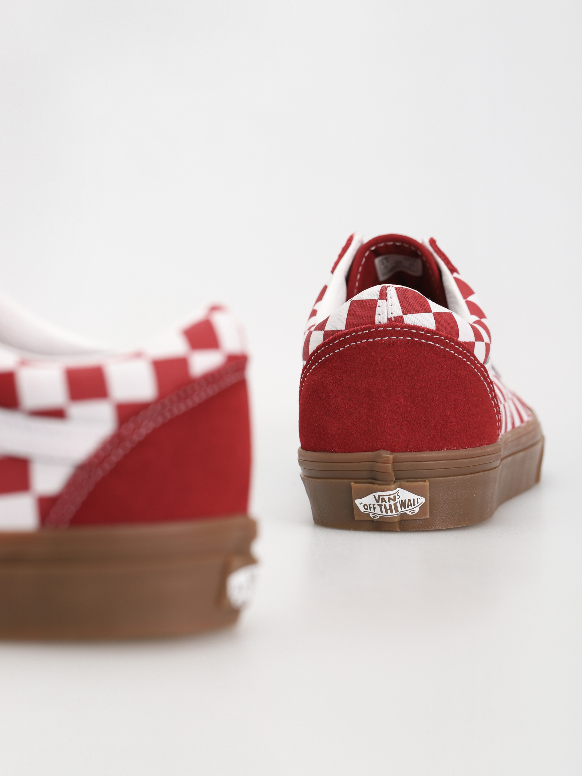 Topánky Vans Old Skool (fat lace checker red)