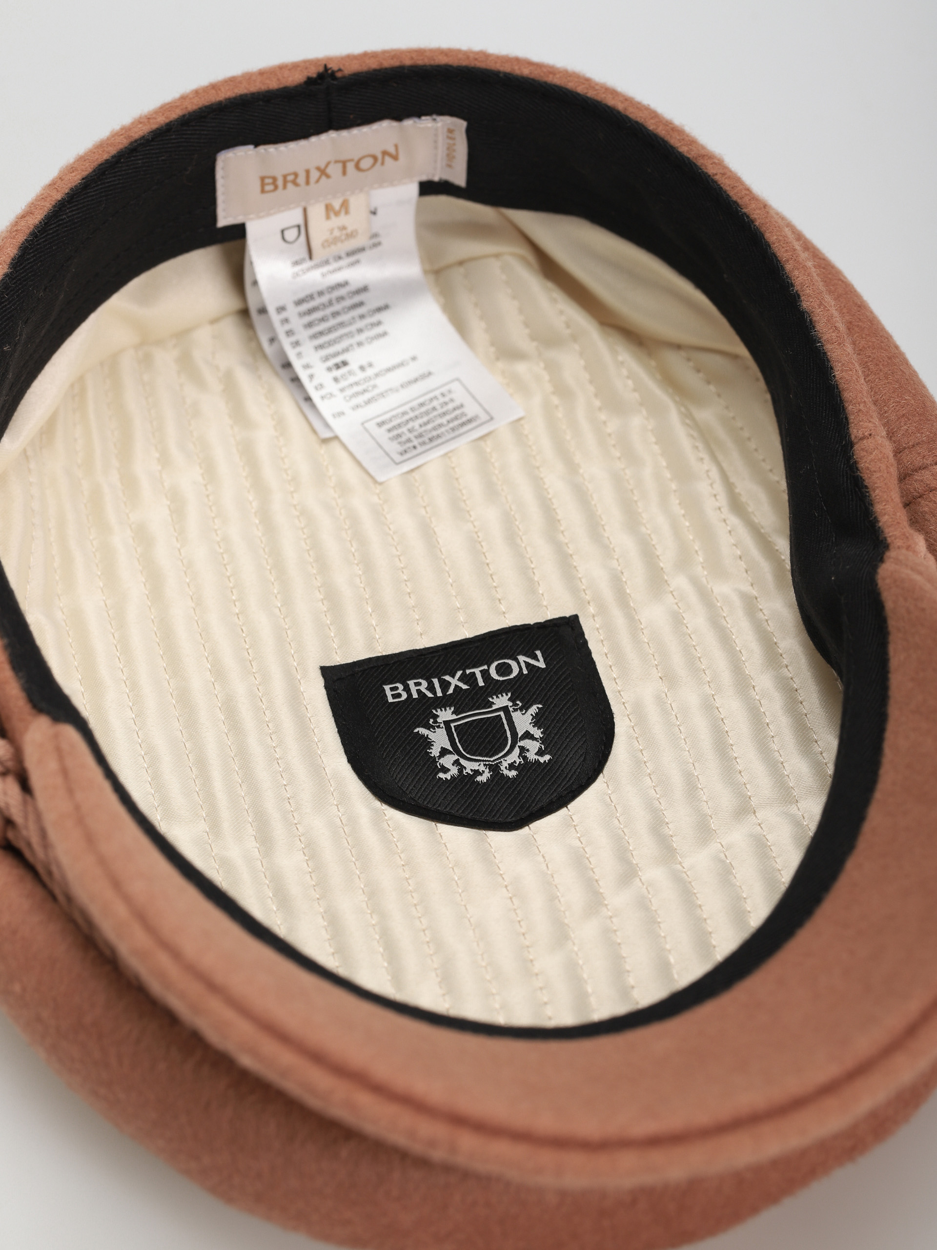 Klobúk so šiltom Brixton Fiddler Cap Wmn (rose gold)