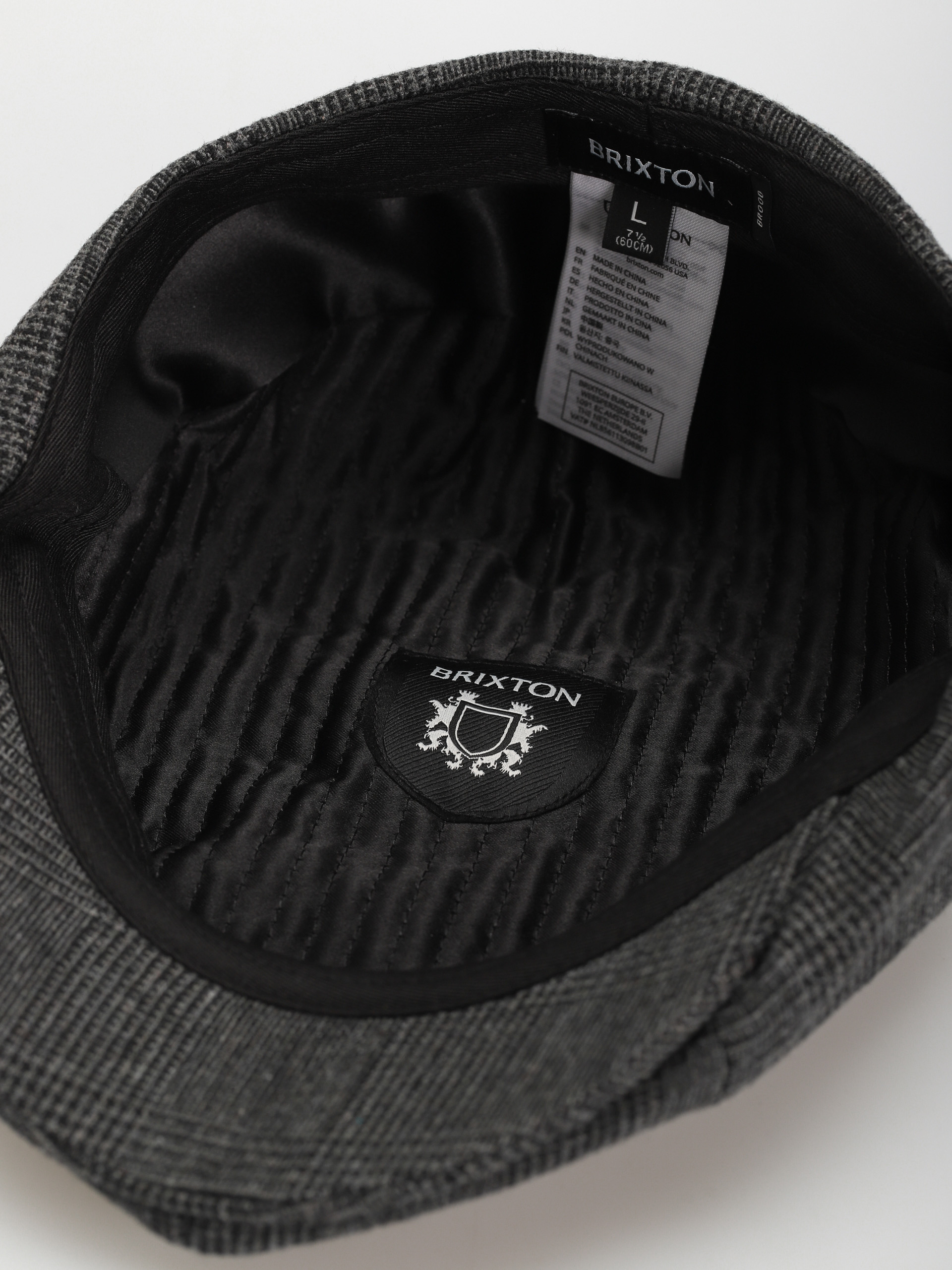 Klobúk so šiltom Brixton Brood Snap Cap (charcoal)