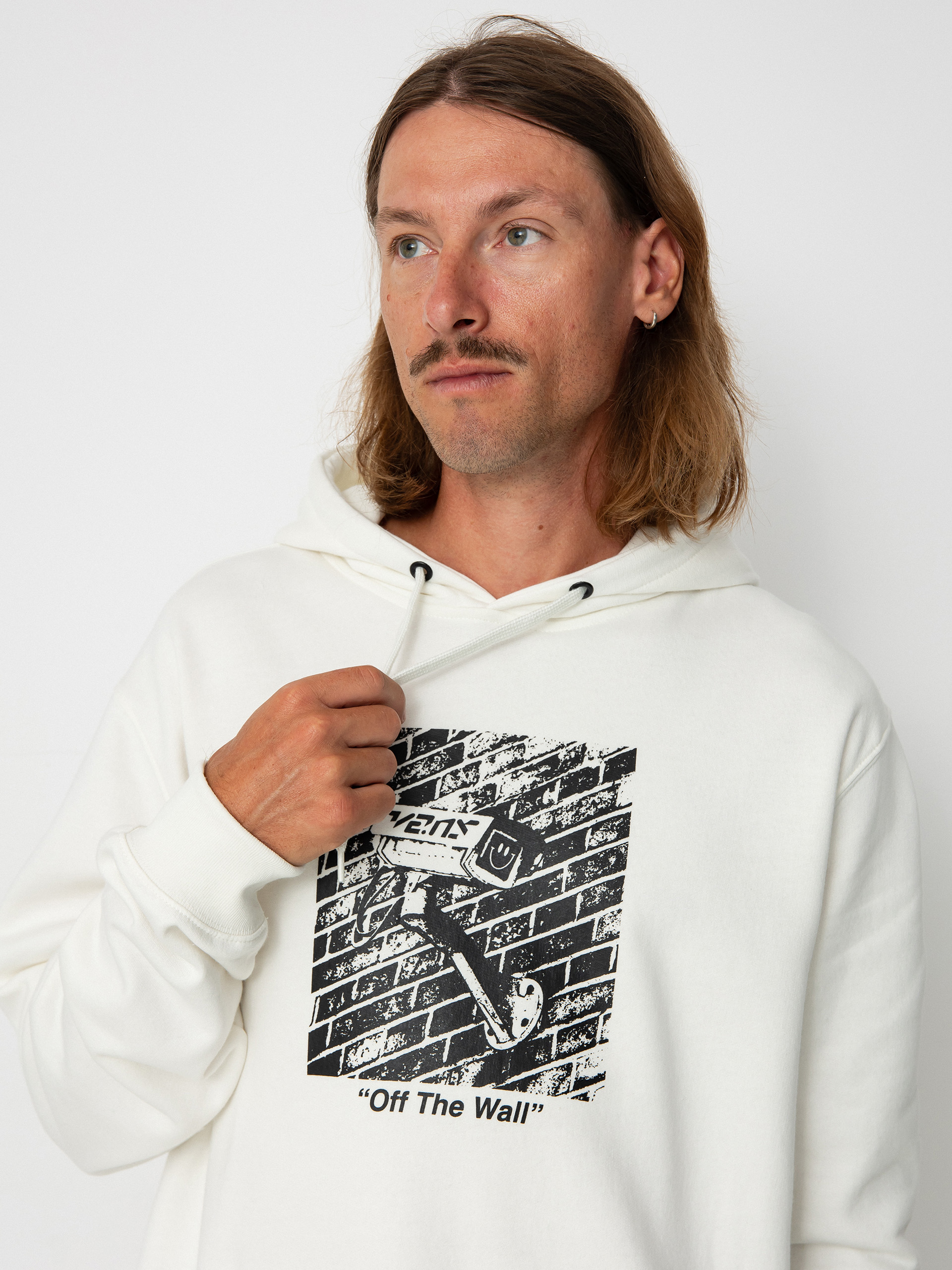 Mikina s kapucňou Vans Surveillance HD (marshmallow)