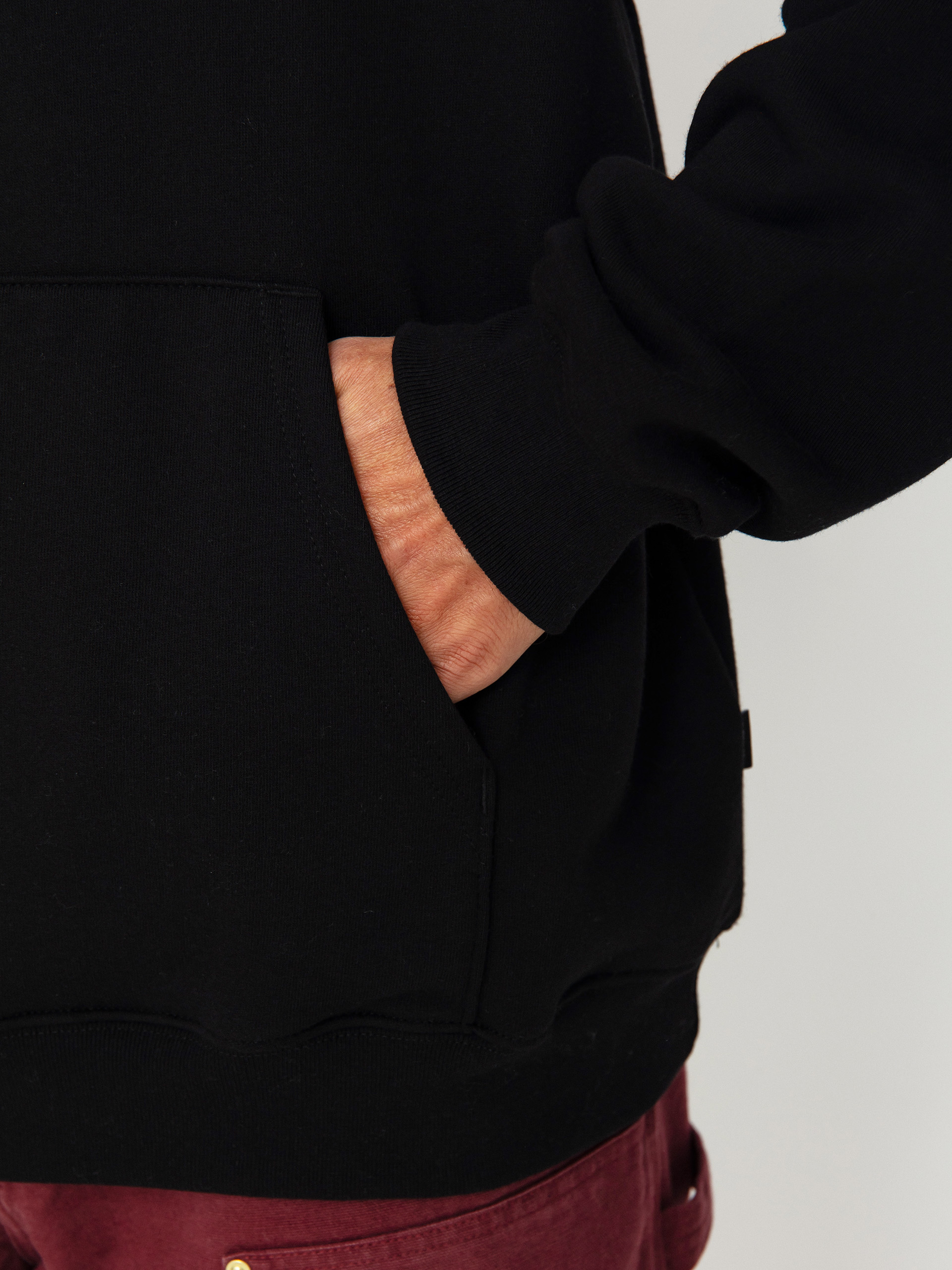 Mikina s kapucňou Vans OG Open Mouth Loose HD (black)