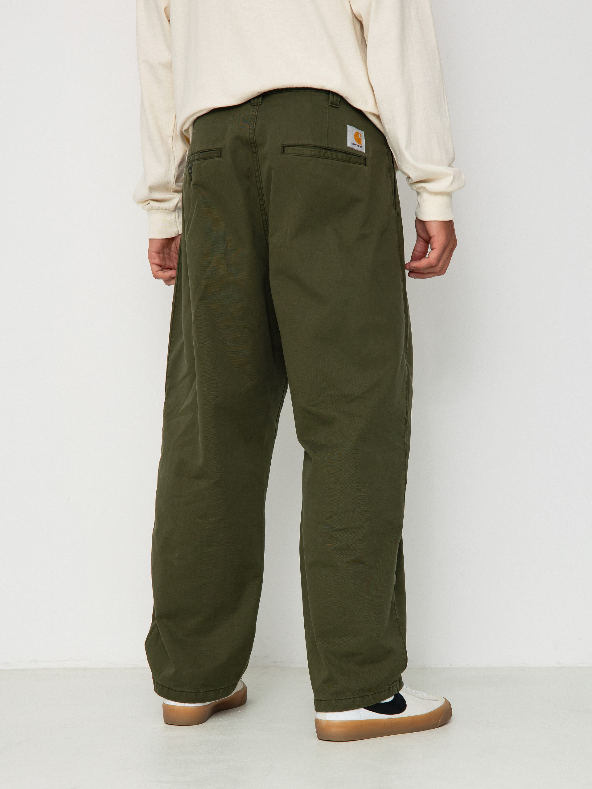 Nohavice Carhartt WIP Merrick (office green)