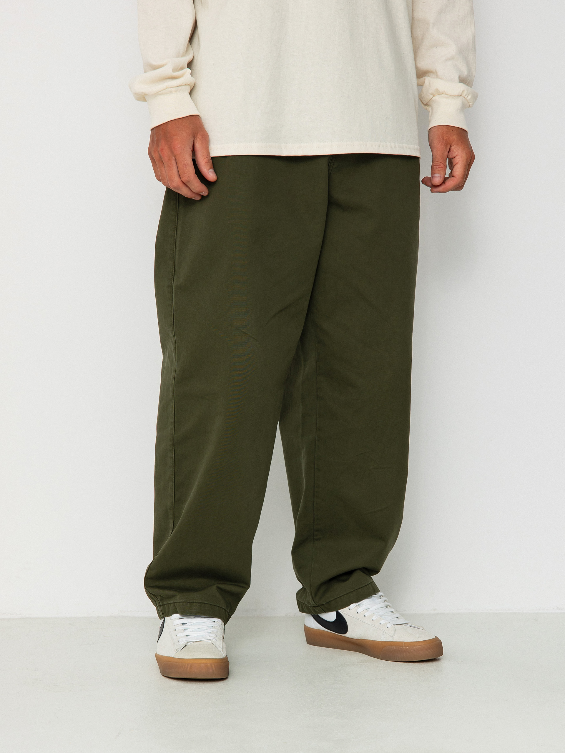 Nohavice Carhartt WIP Merrick (office green)