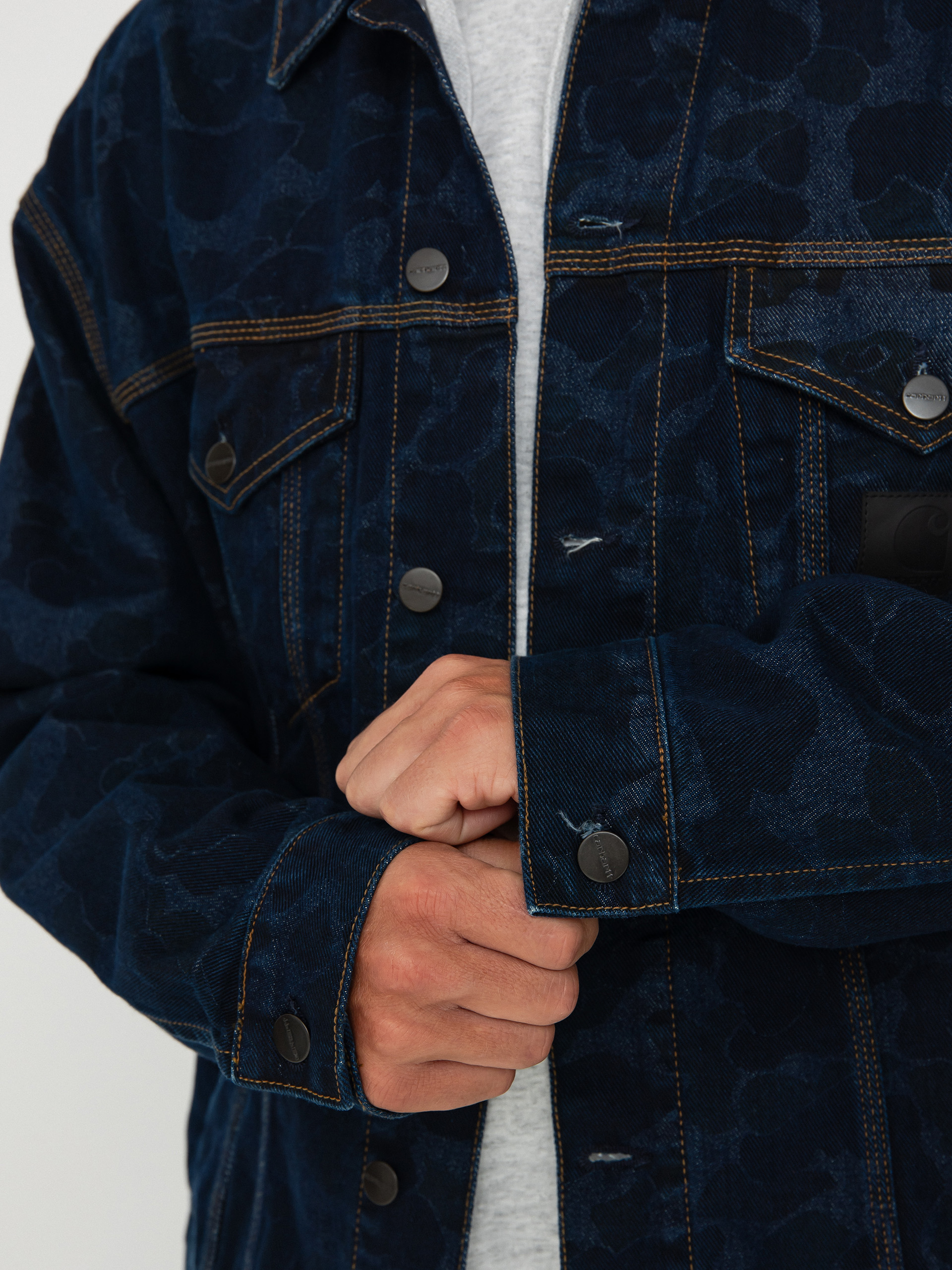 Bunda Carhartt WIP Duck Helston (camo duck/blue)