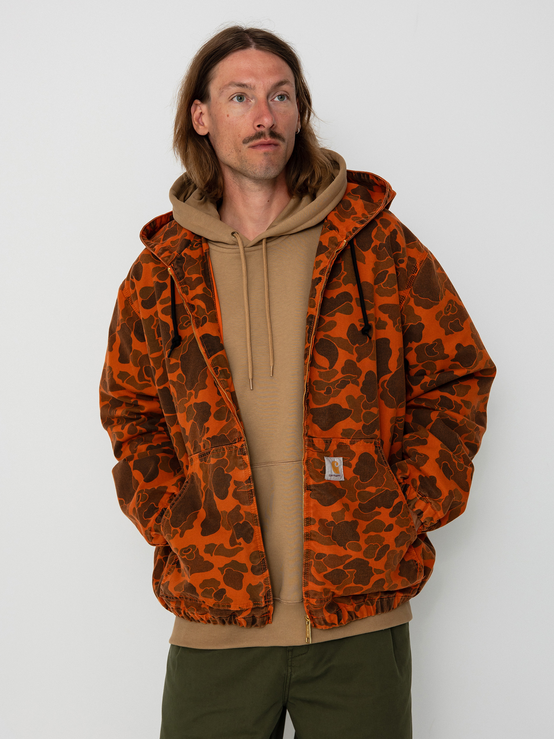 Bunda Carhartt WIP Duck Active (camo duck/green/turmeric)