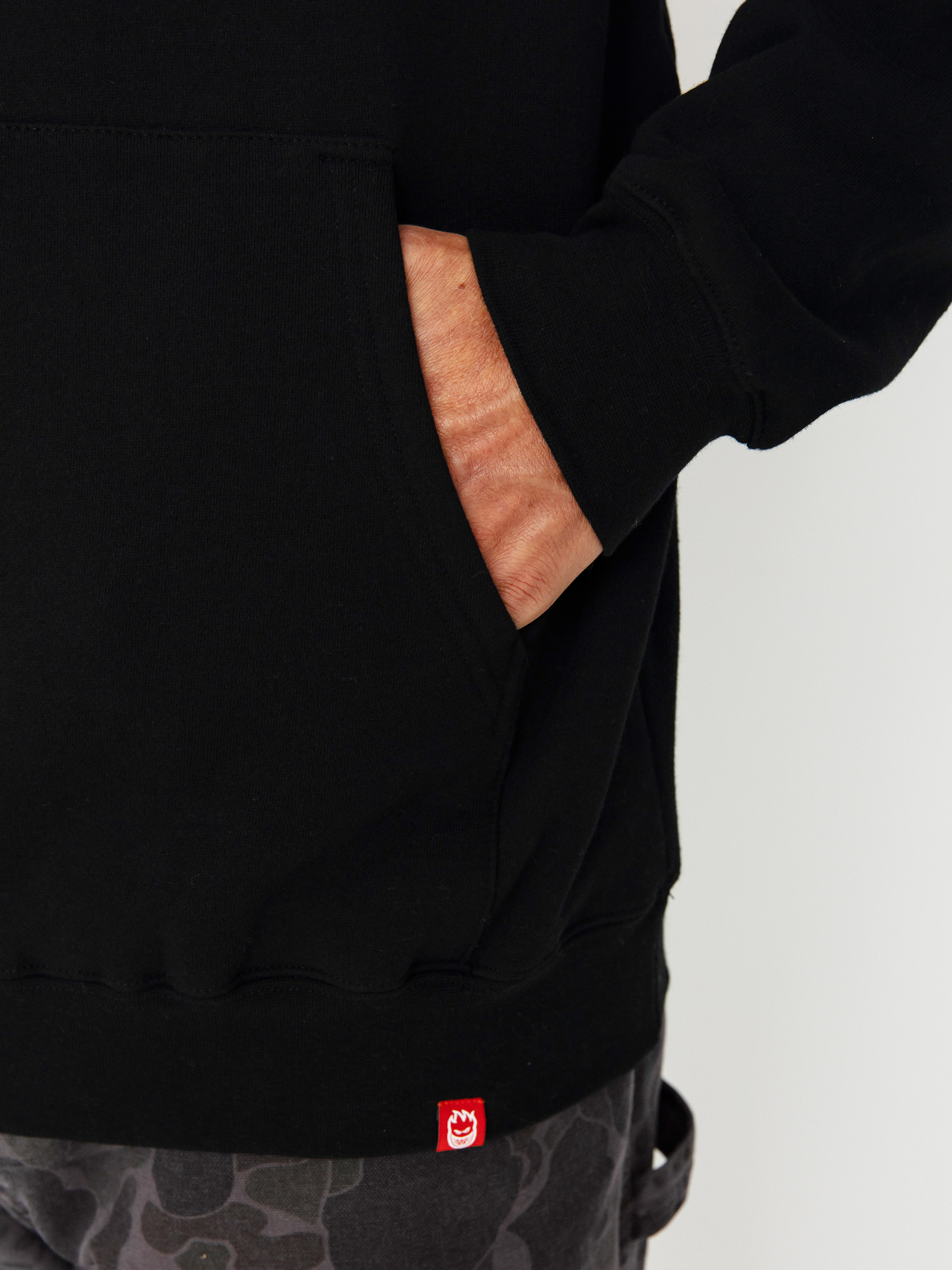 Mikina s kapucňou Spitfire Og Classic Fill HD (black/multi)