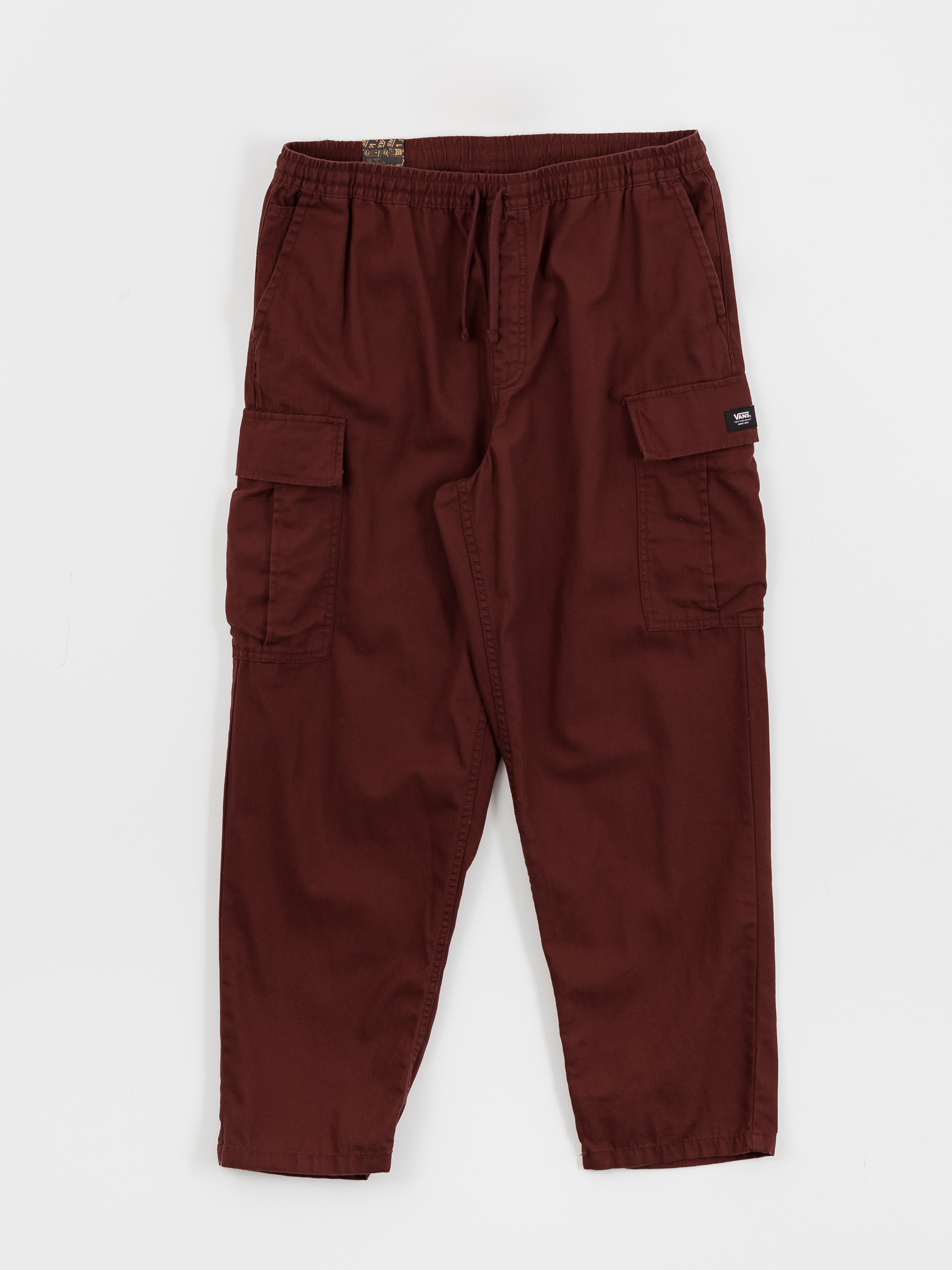 Nohavice Vans Range Cargo Baggy Tapered Elastic (bitter chocolate)