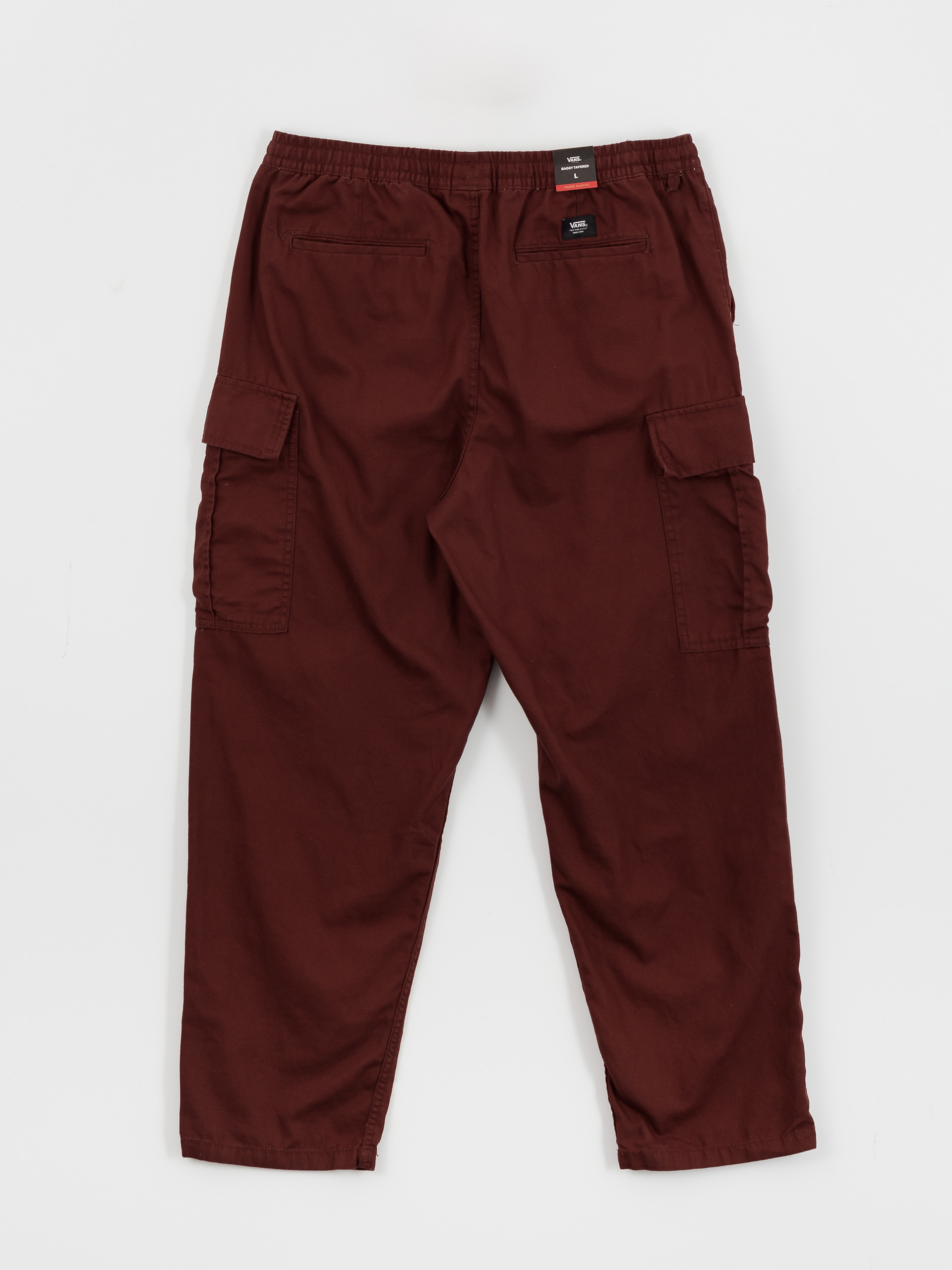 Nohavice Vans Range Cargo Baggy Tapered Elastic (bitter chocolate)