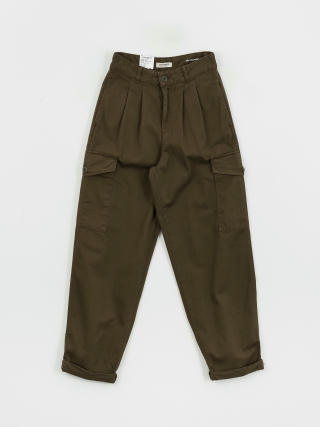 Nohavice Carhartt WIP Collins Wmn (office green)