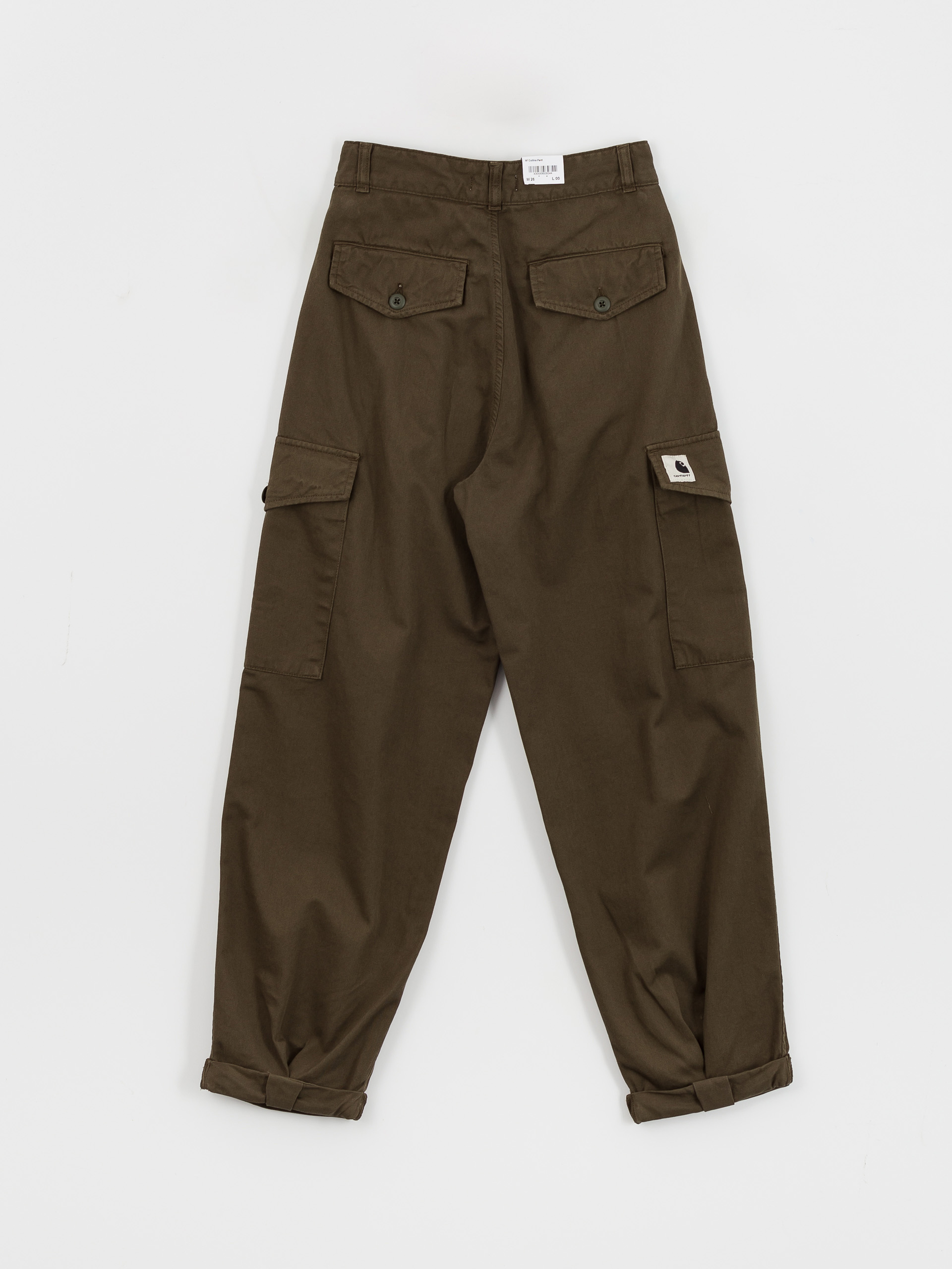 Nohavice Carhartt WIP Collins Wmn (office green)