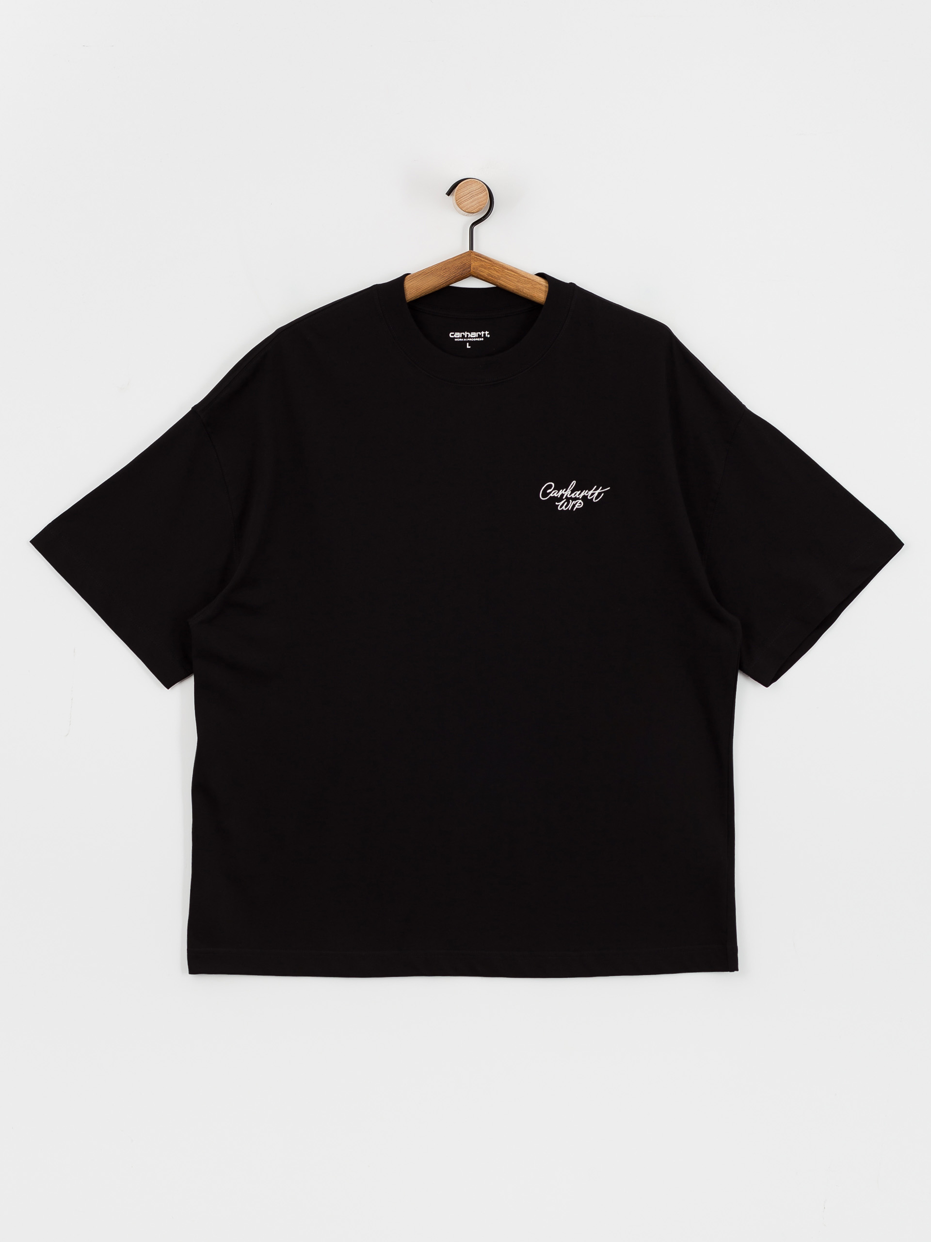 Tričko Carhartt WIP Signature Script (black/wax)