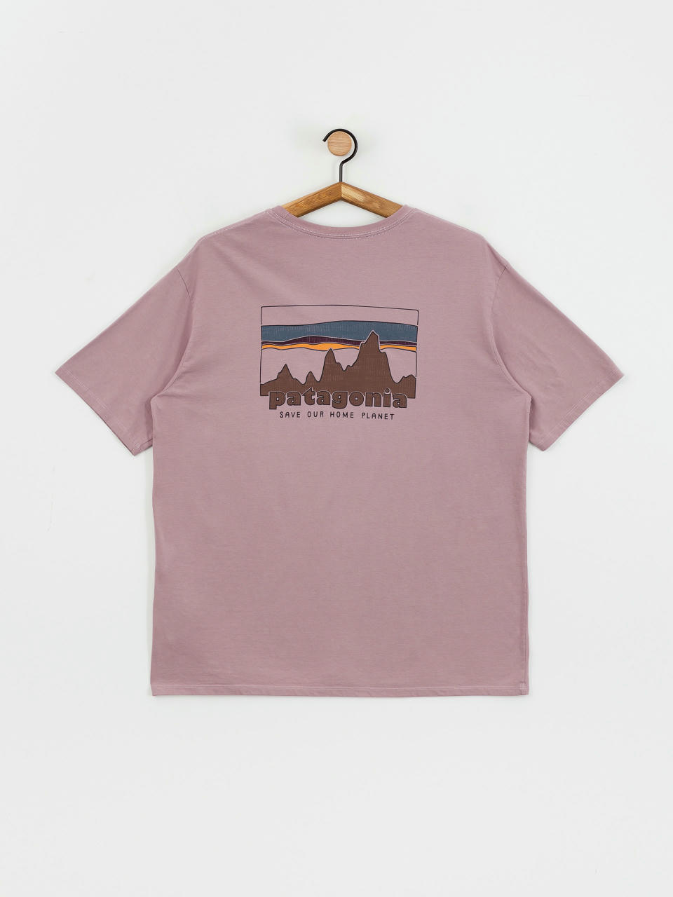 Tričko Patagonia 73 Skyline Organic (stormy mauve)