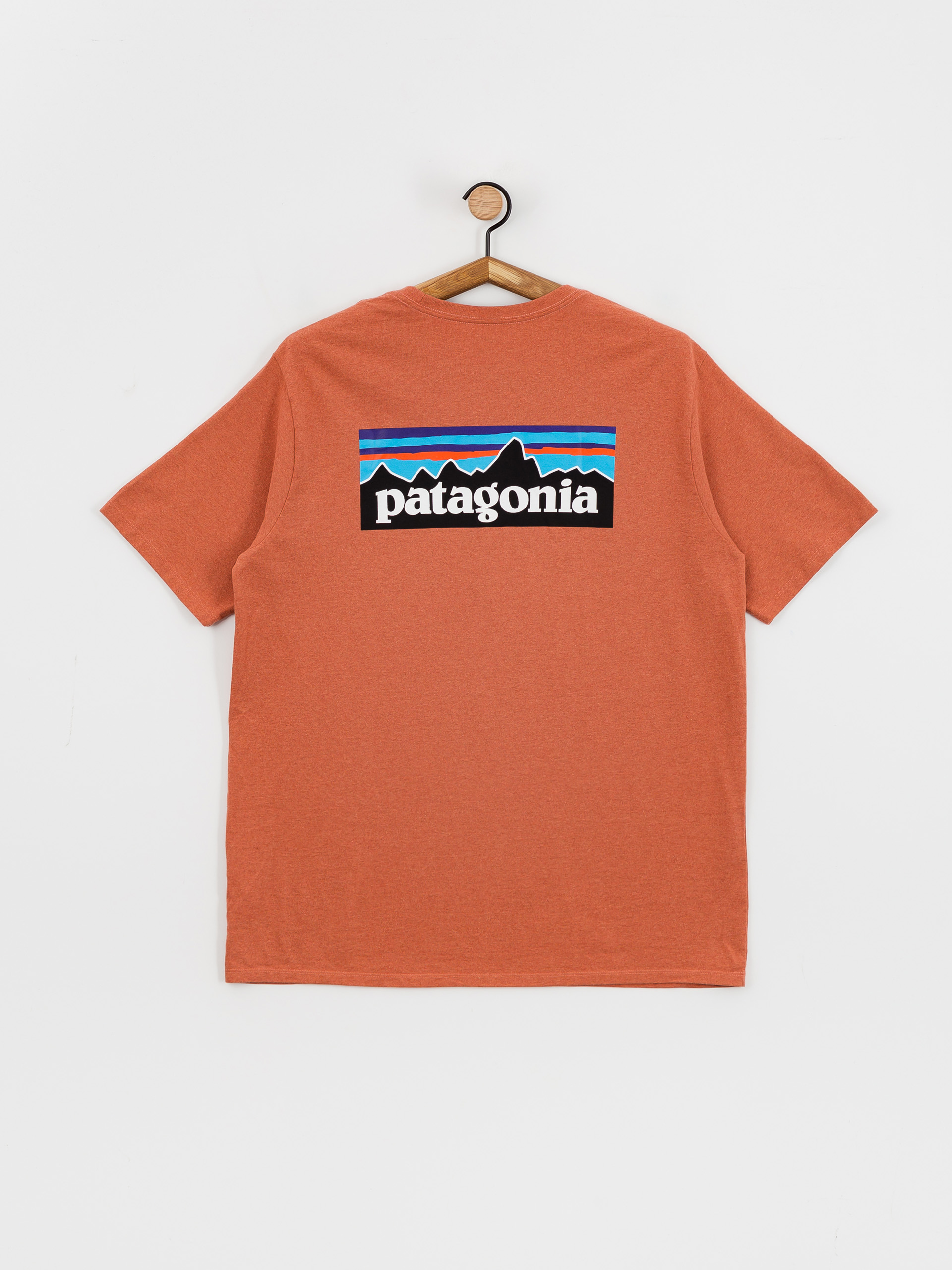 Tričko Patagonia P 6 Logo Responsibili (redtail rust)