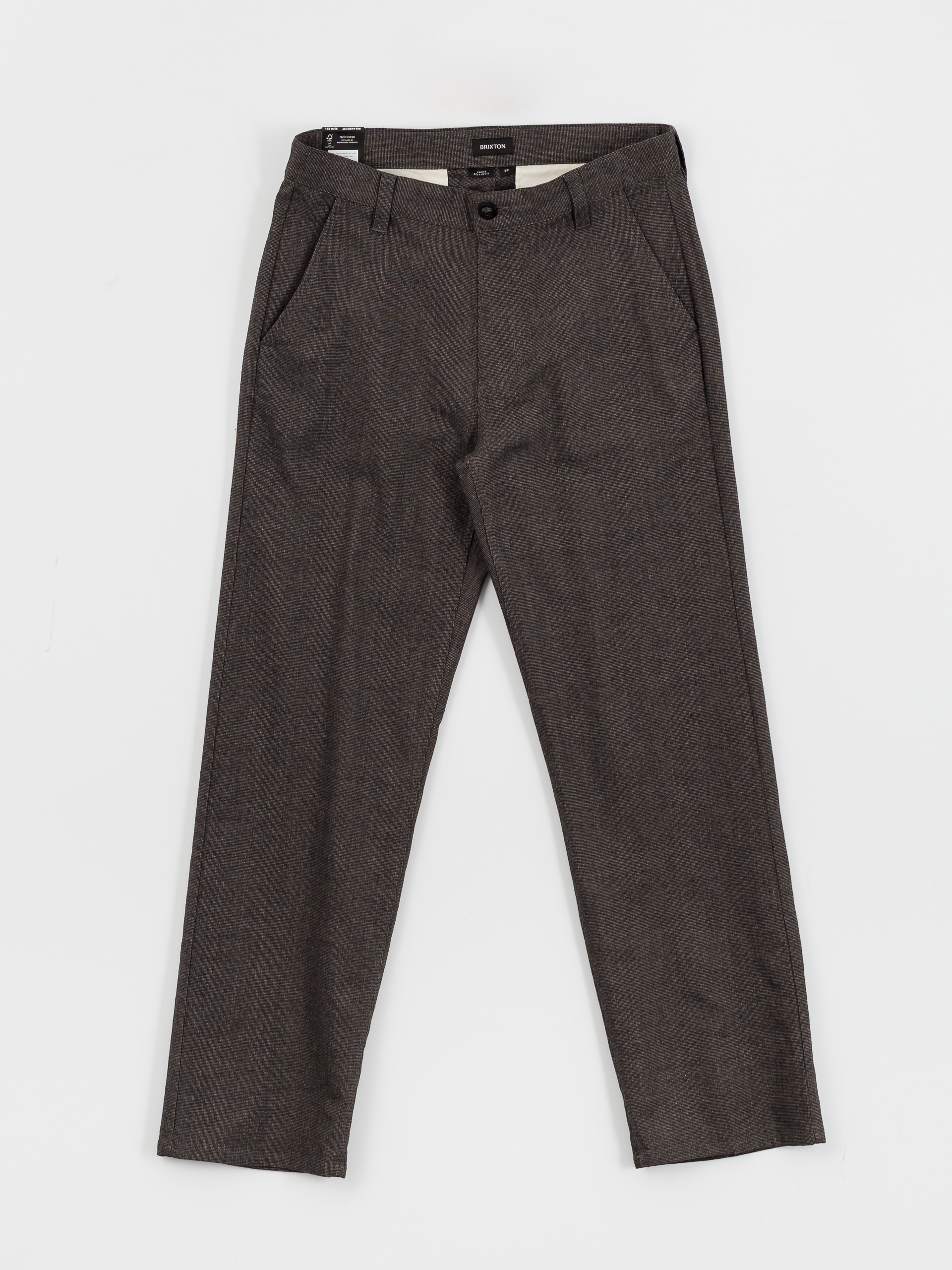 Nohavice Brixton Choice Chino Relaxed (mixed tweed)
