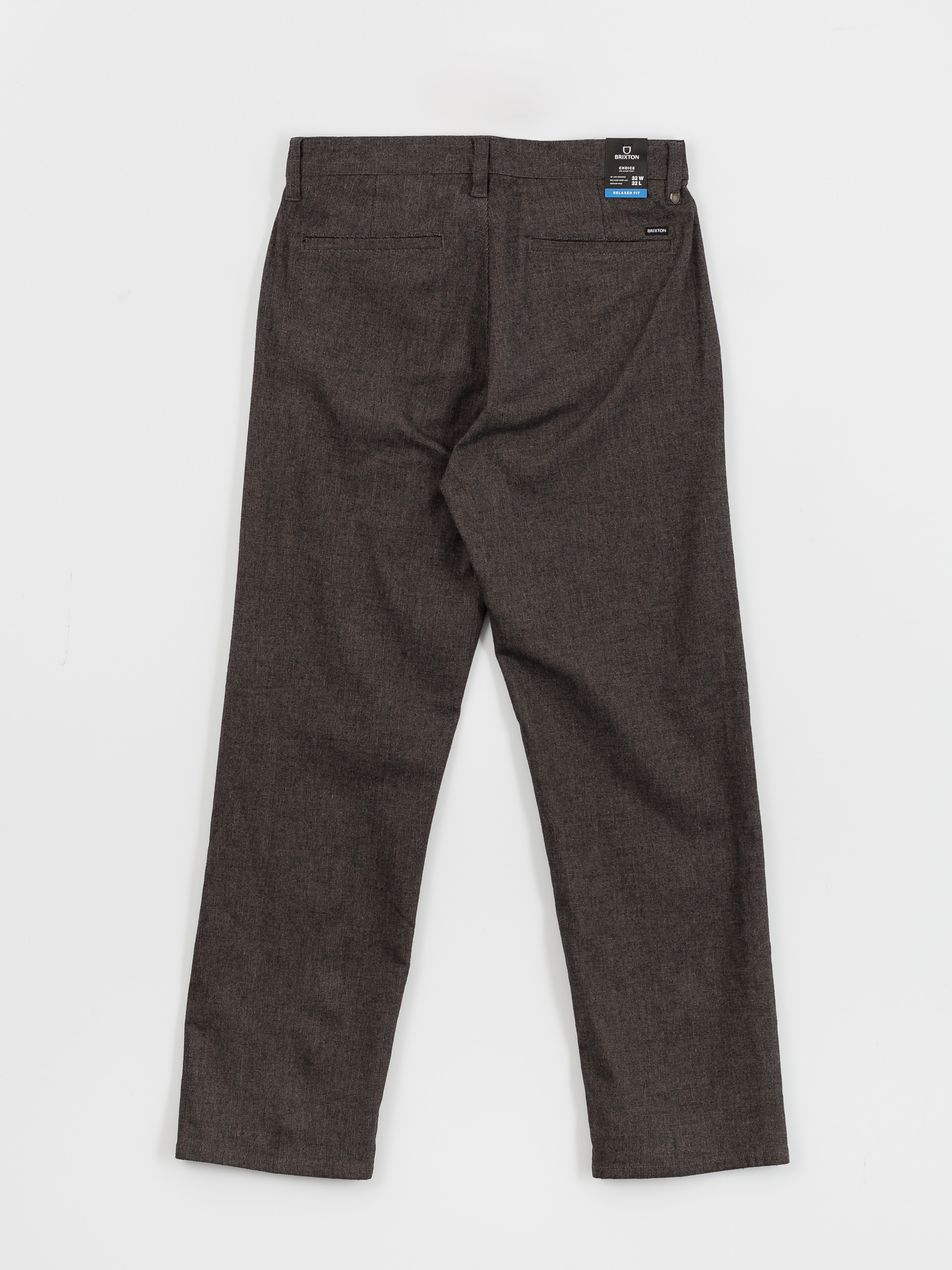 Nohavice Brixton Choice Chino Relaxed (mixed tweed)