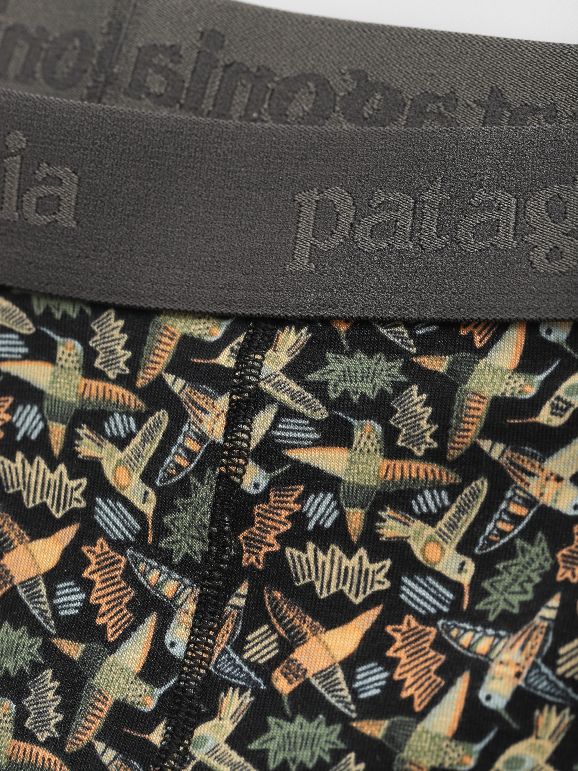 Spodné prádlo Patagonia Essential Boxer Briefs 3in (allens party ink black)