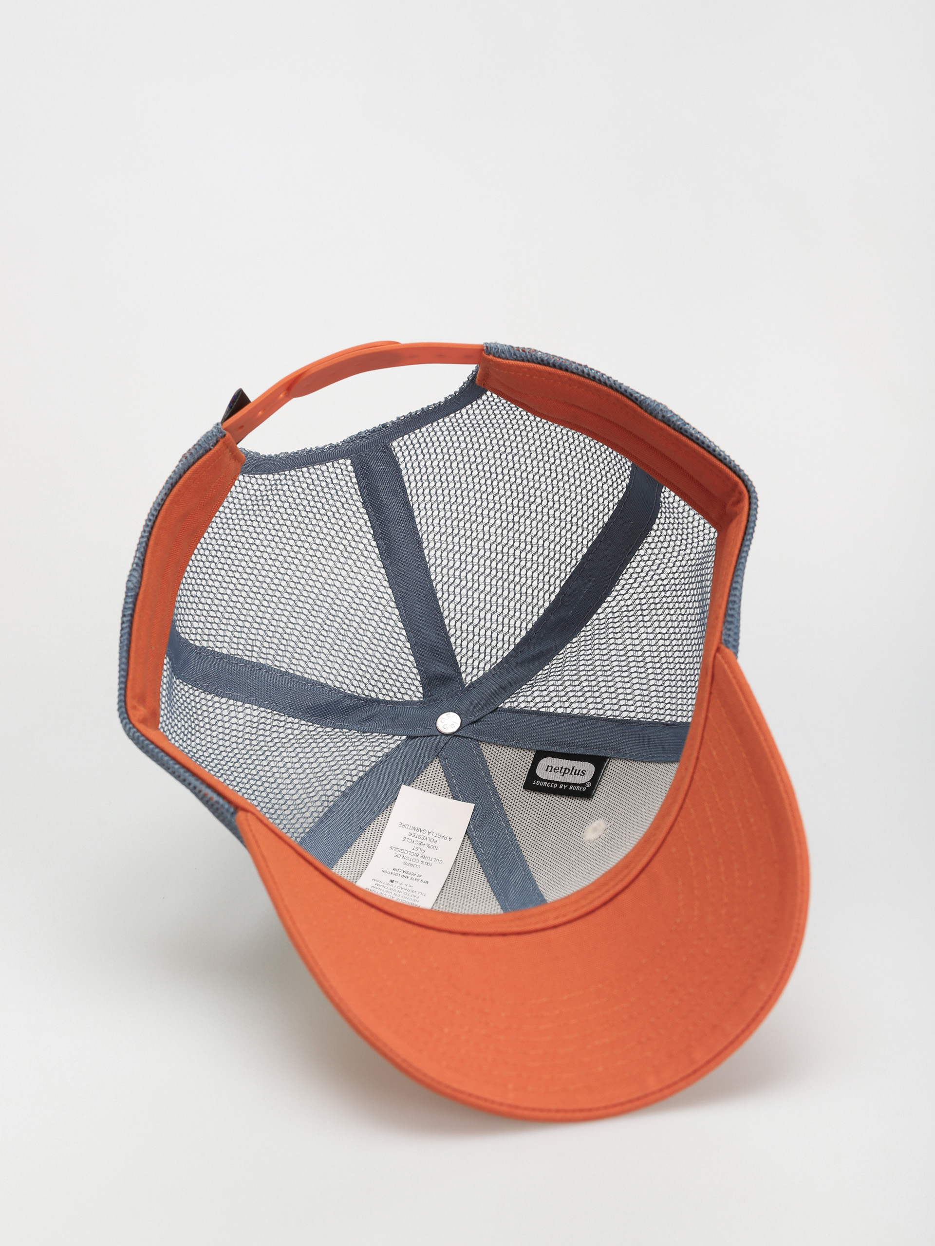 Šiltovka Patagonia P 6 Logo LoPro Trucker (white w/redtail rust)