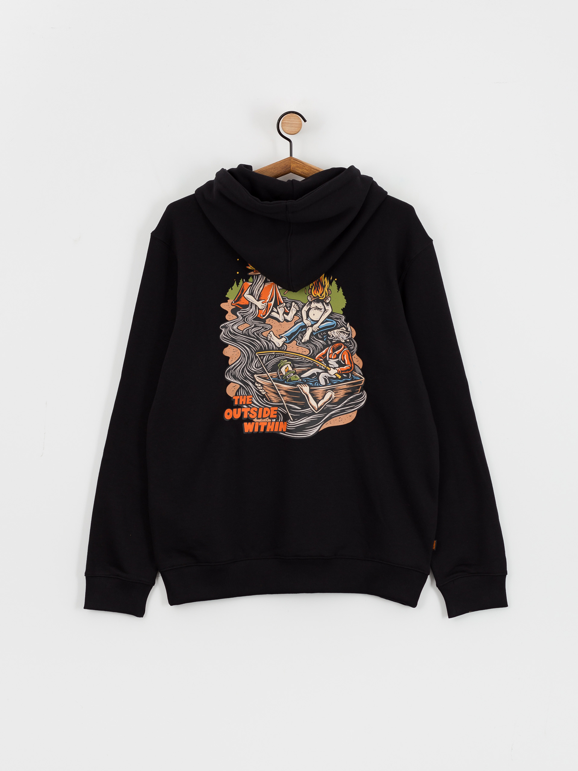 Mikina s kapucňou Element The Gathering HD (flint black)