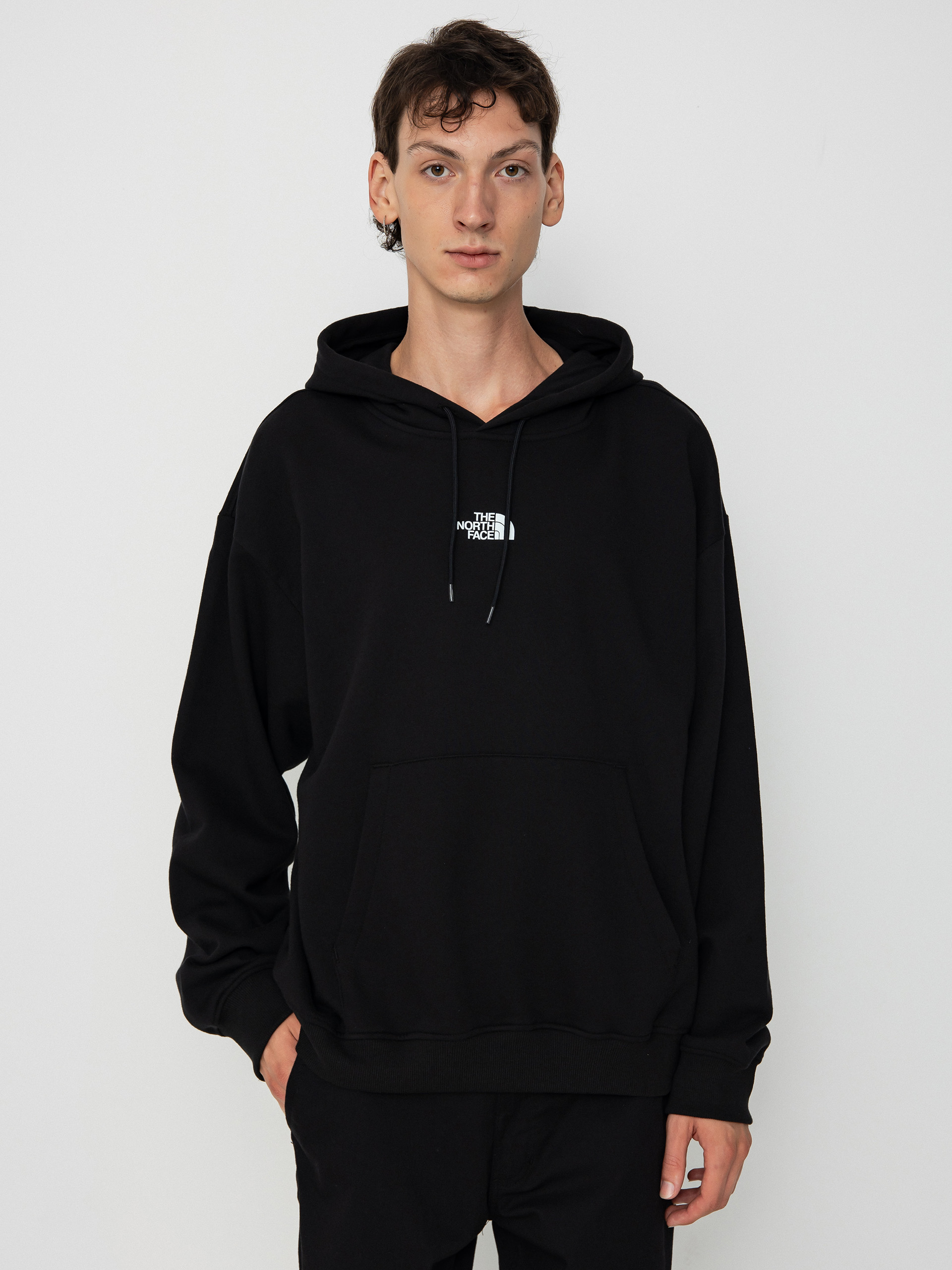 Mikina s kapucňou The North Face Zumu Oversize HD (tnf black)