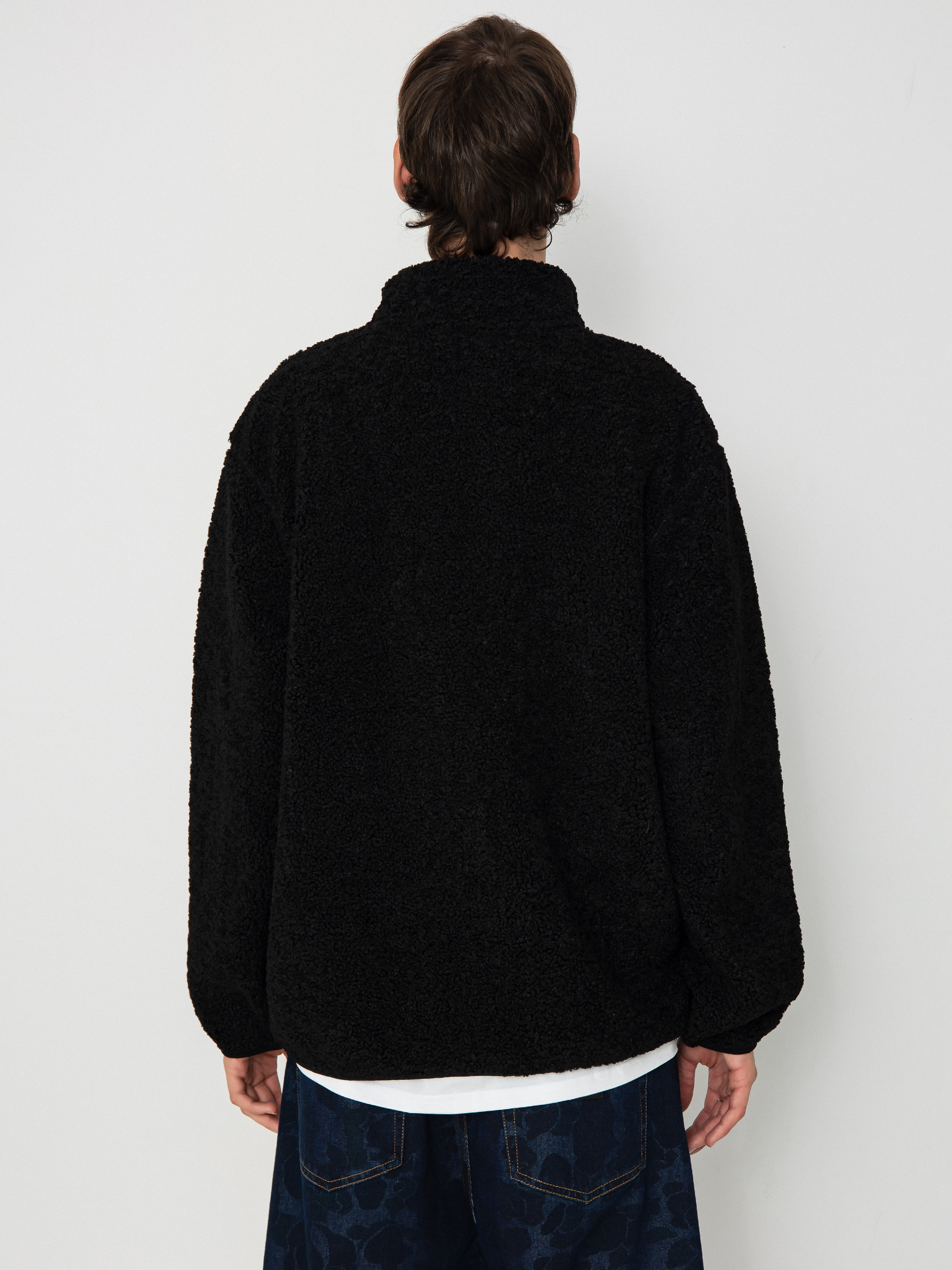 Pánsky Flísová mikina Vans Vans Boxed Sherpa Qzip (black)