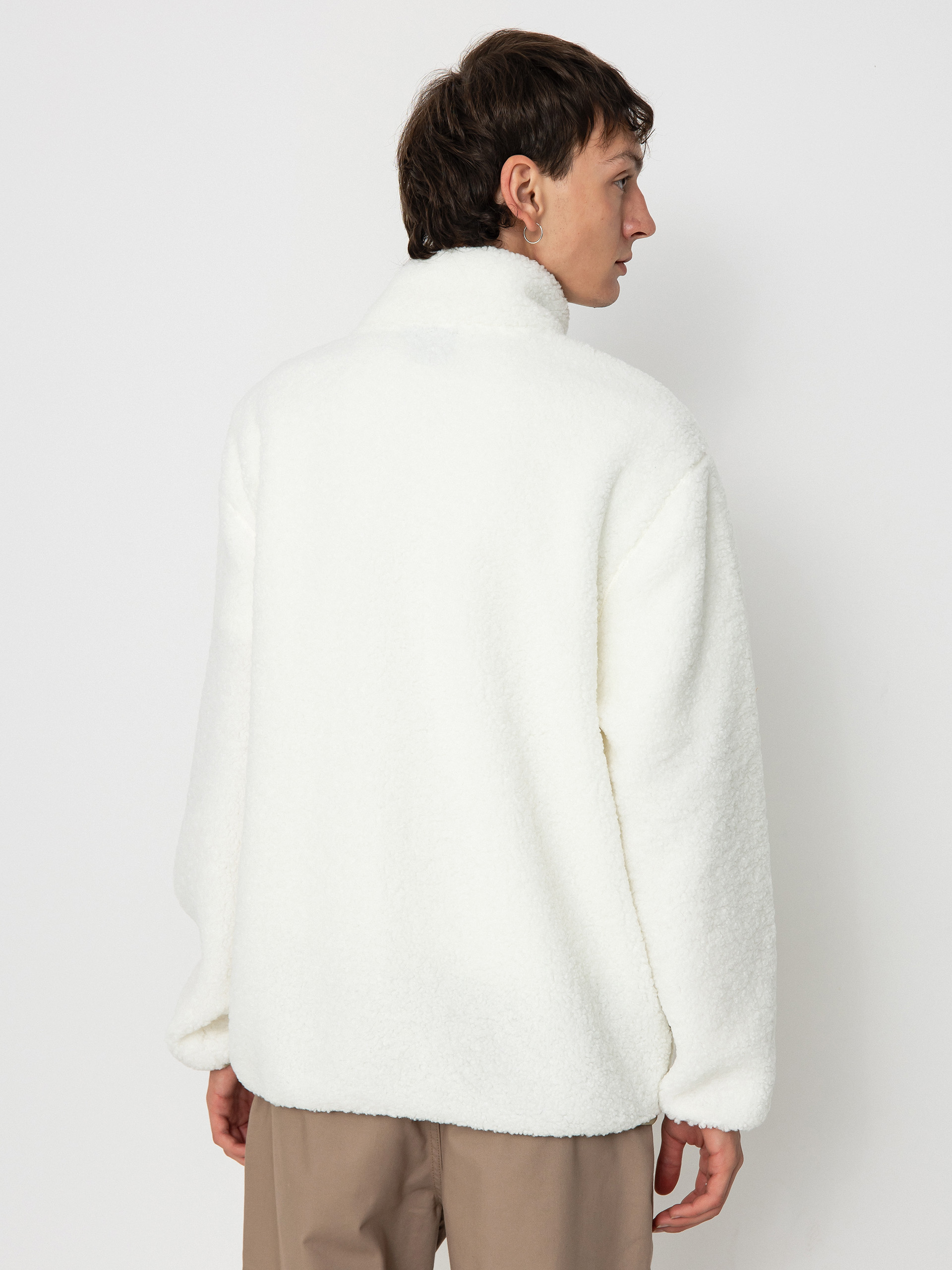 Pánsky Flísová mikina Vans Vans Boxed Sherpa Qzip (marshmallow)