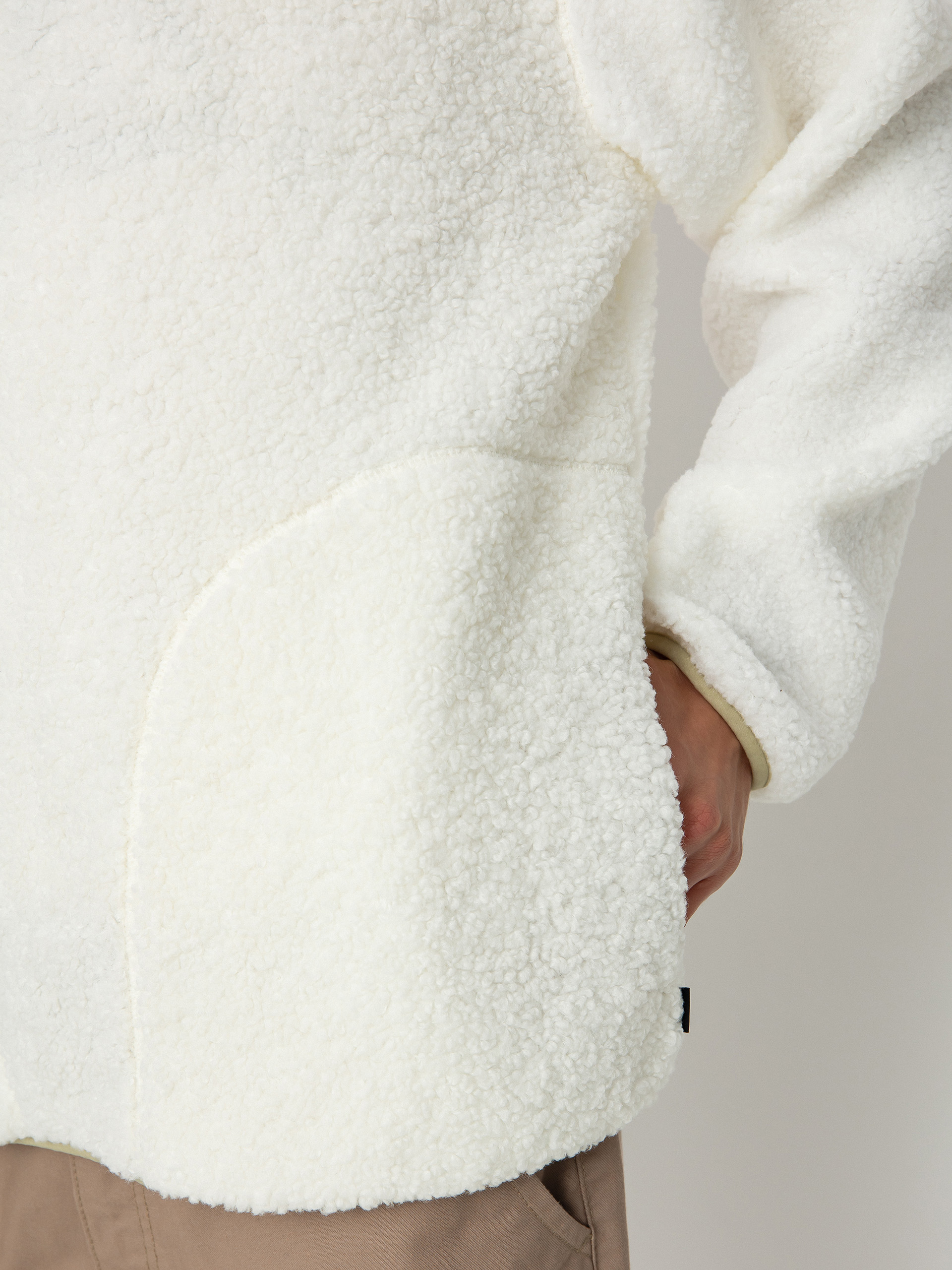 Pánsky Flísová mikina Vans Vans Boxed Sherpa Qzip (marshmallow)