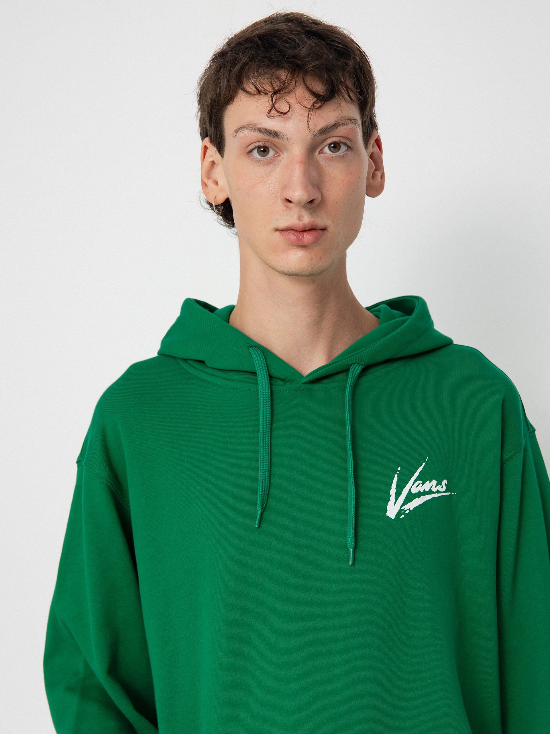 Mikina s kapucňou Vans Dettori Loose HD (verdant green)