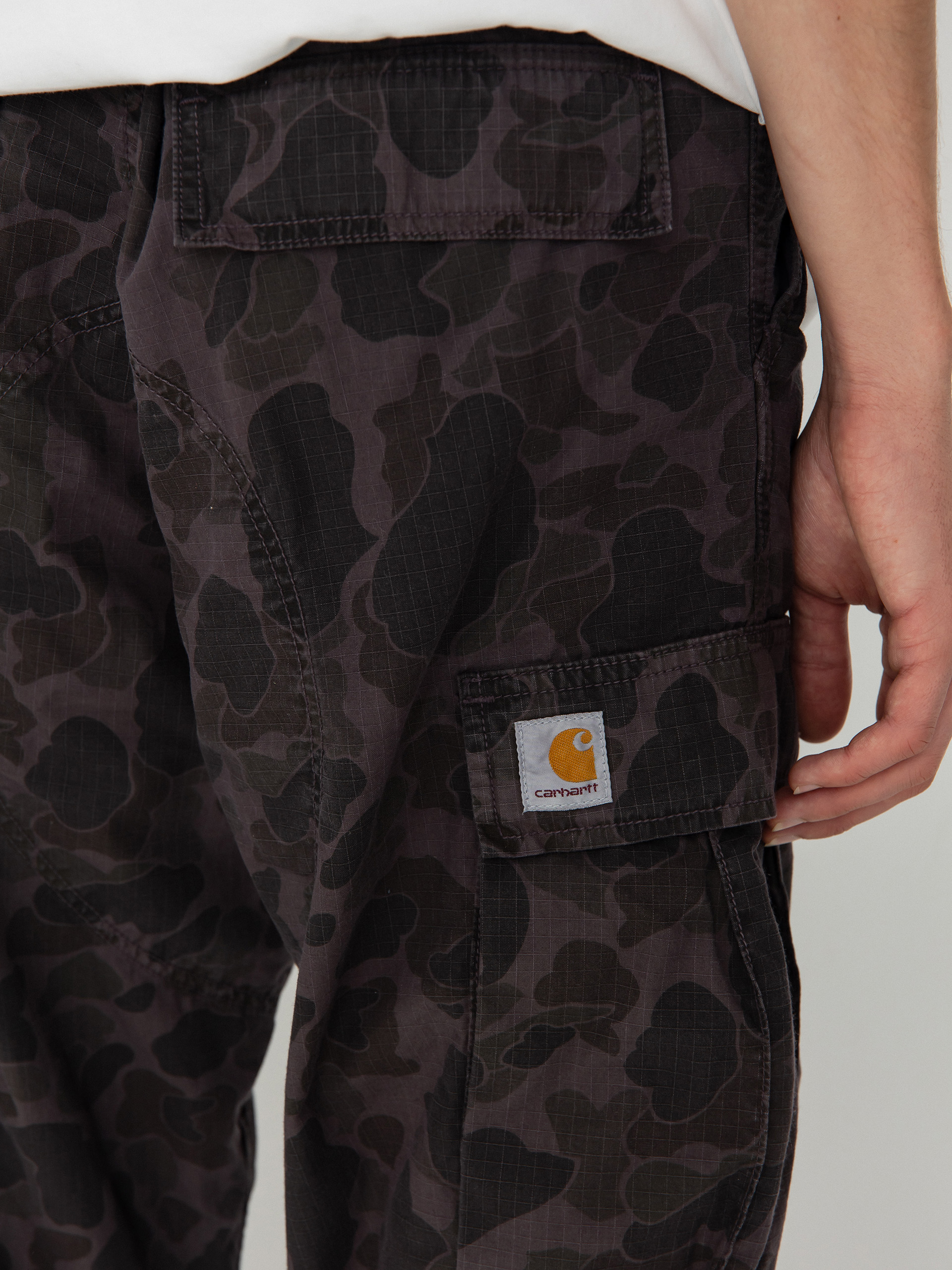 Nohavice Carhartt WIP Duck Cargo (camo duck/green/graphite)