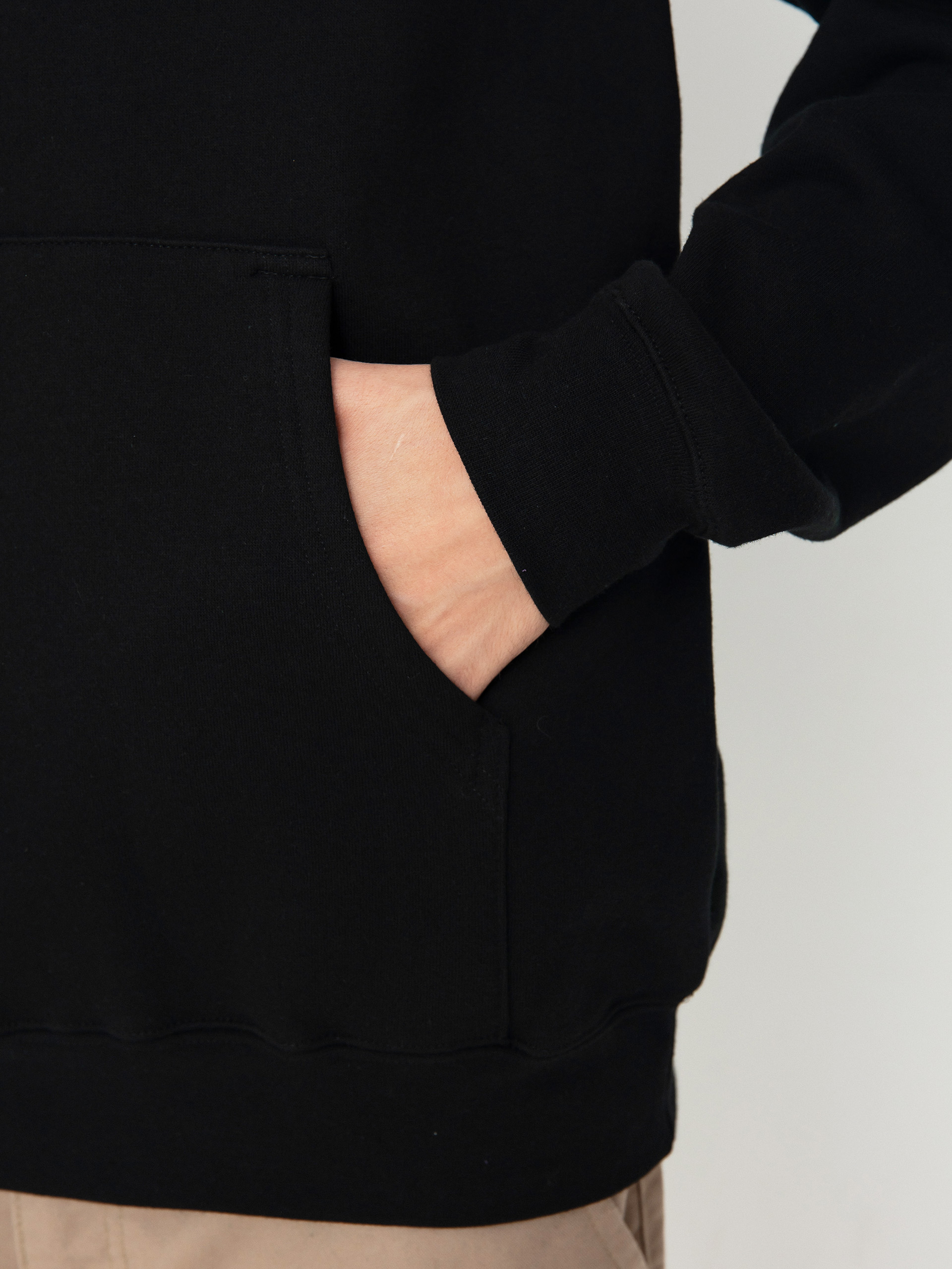 Mikina s kapucňou Real Deeds HD (black/white)